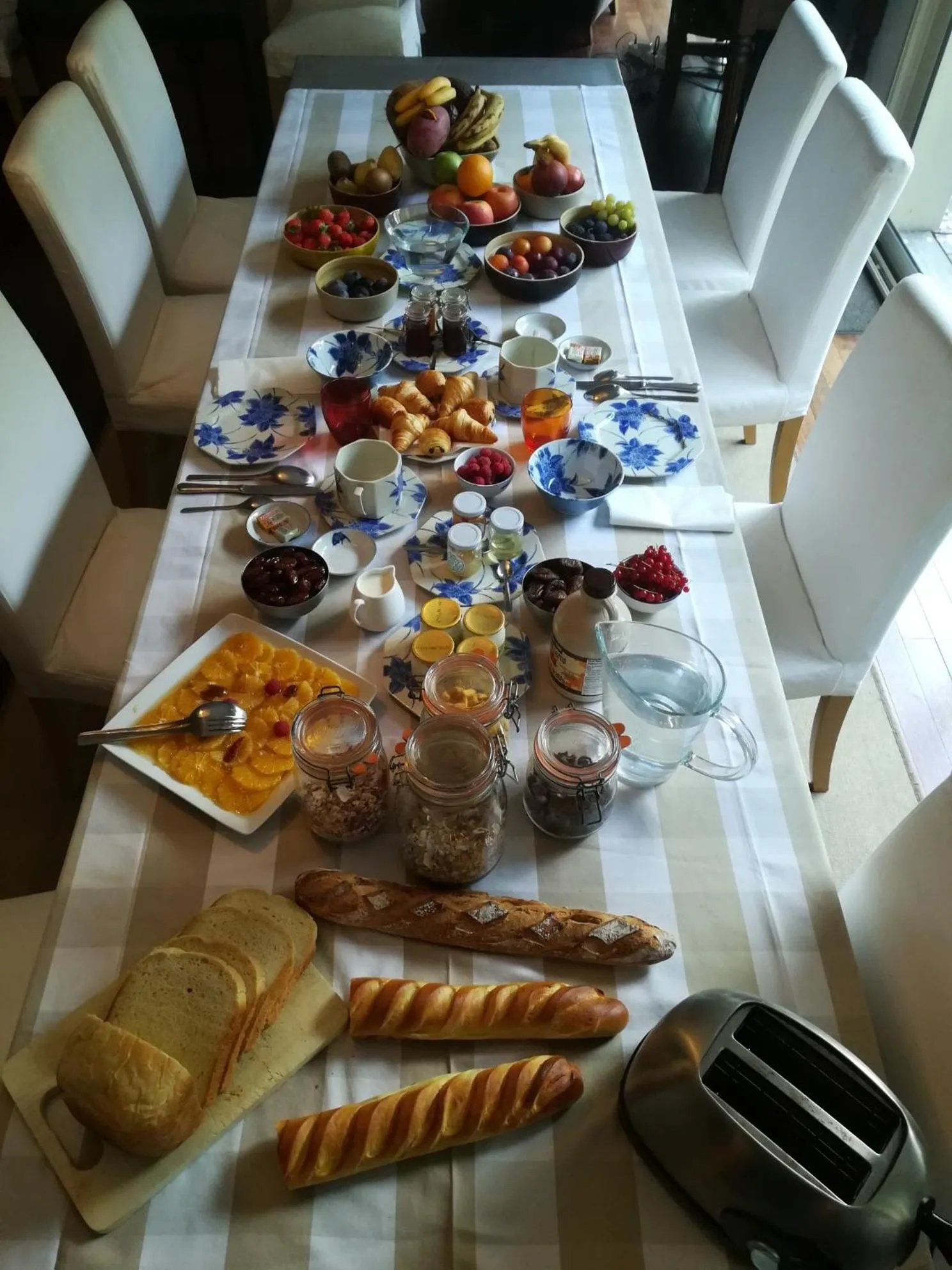 Continental breakfast in B&B Loft Trotters