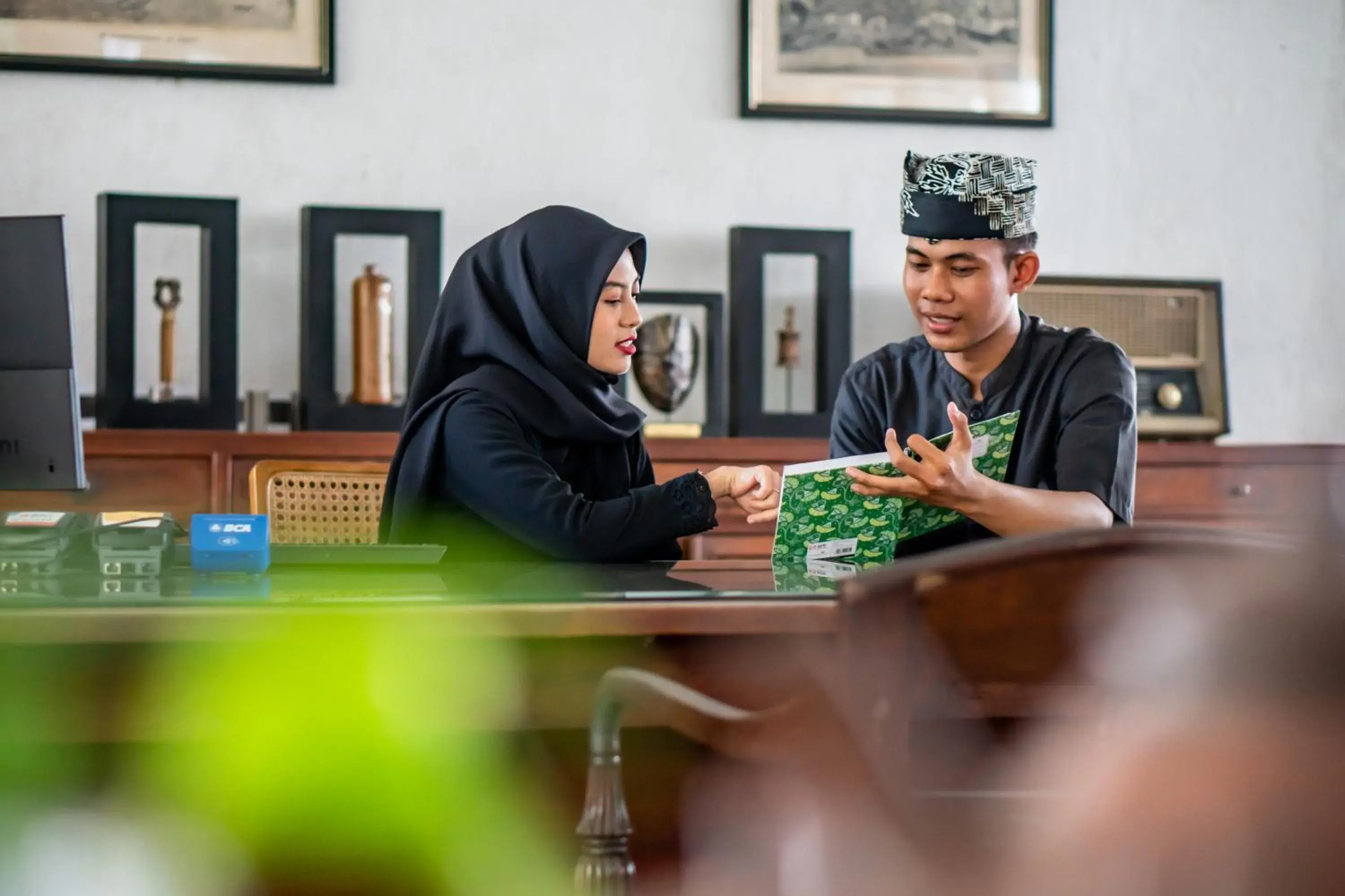 Lobby or reception in Hotel Blambangan Lobby or reception in Hotel Blambangan