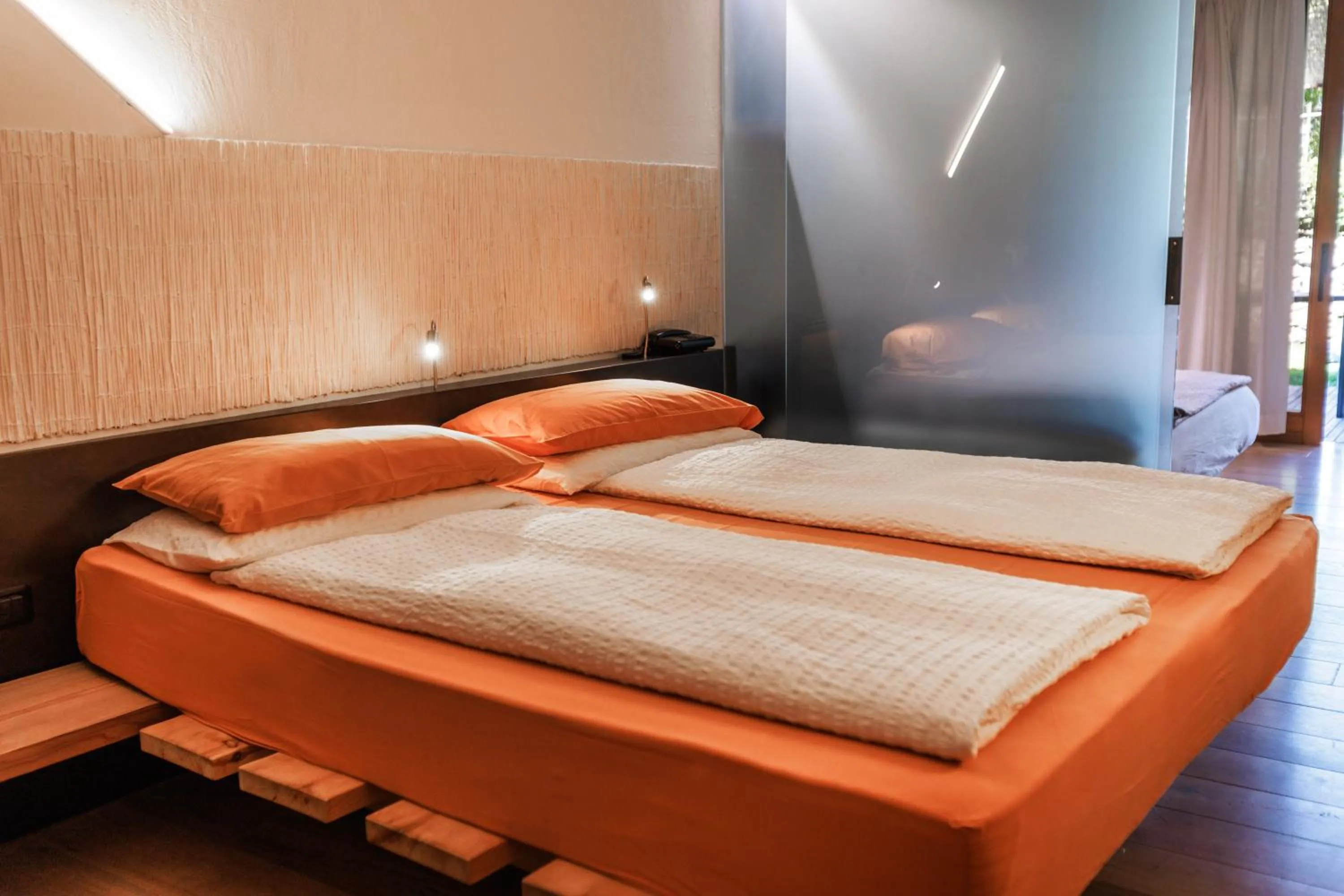 Bed in Ambienthotel PrimaLuna 3S