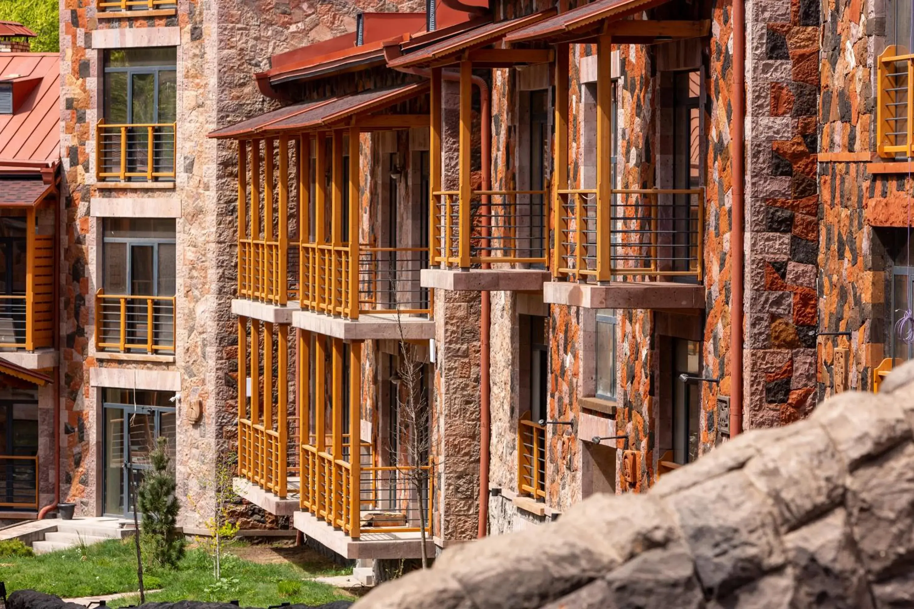 Facade/entrance in Red Bridge Yerevan Facade/entrance in Red Bridge Yerevan