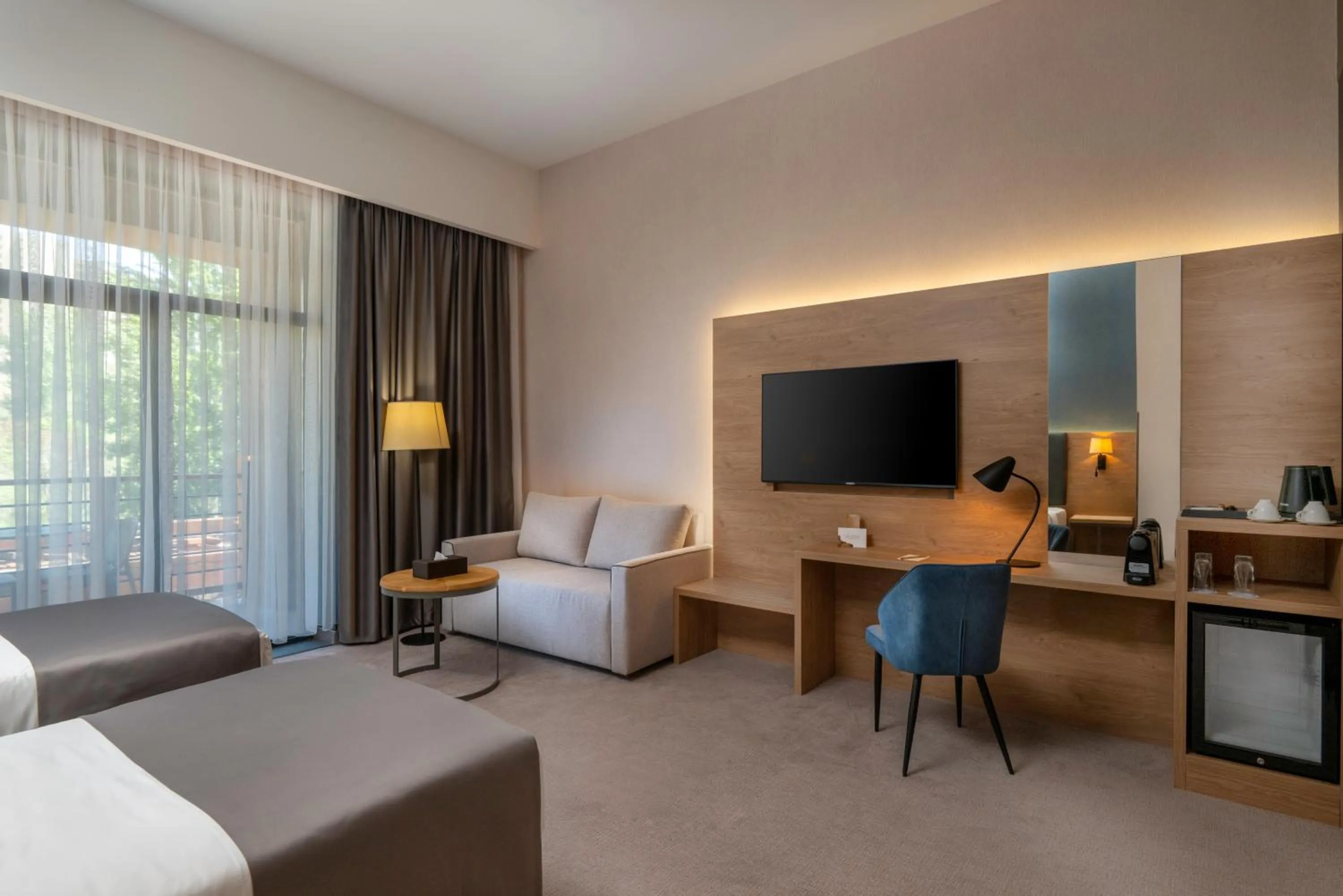 Living room, Bed in Red Bridge Yerevan