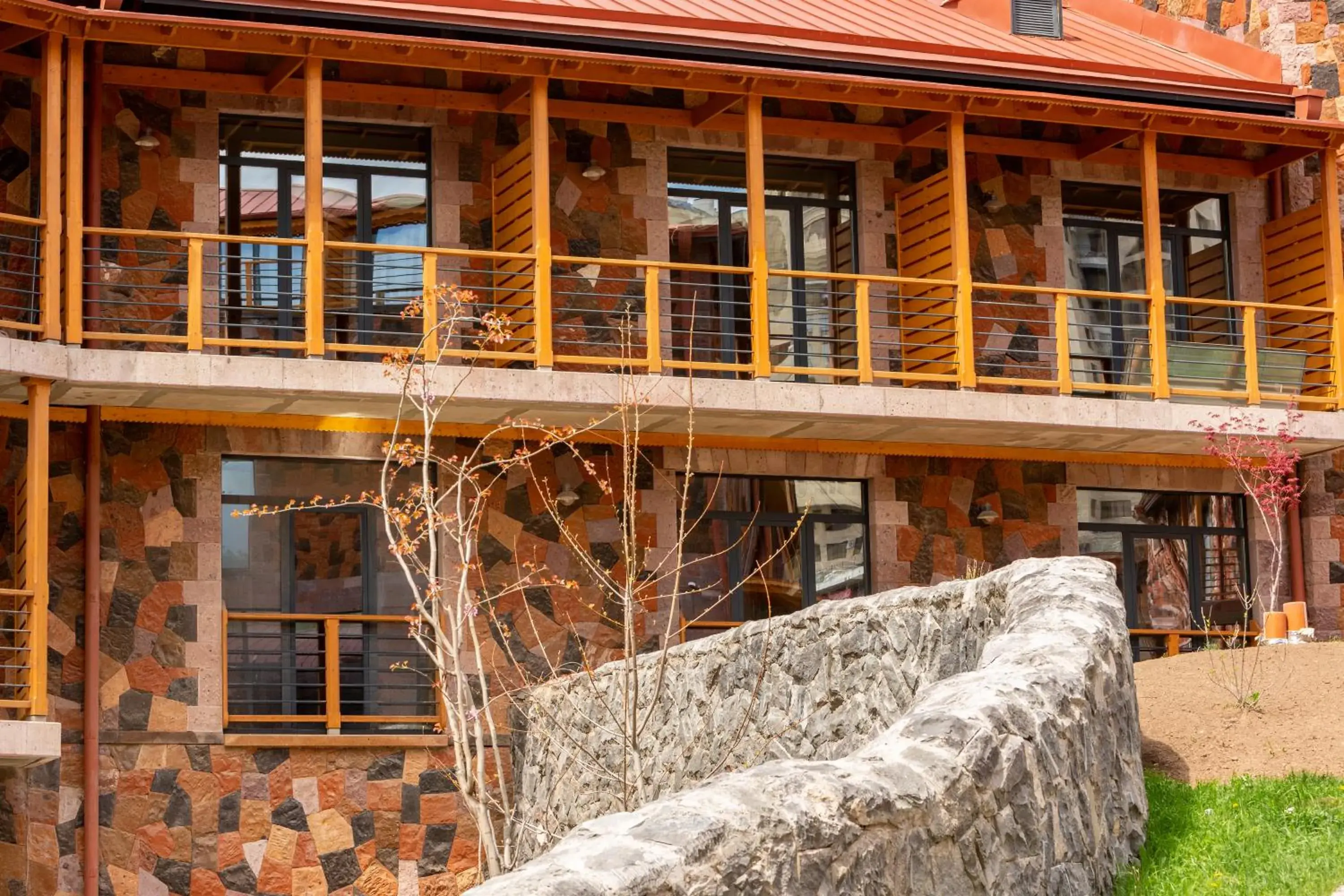 Facade/entrance in Red Bridge Yerevan Facade/entrance in Red Bridge Yerevan