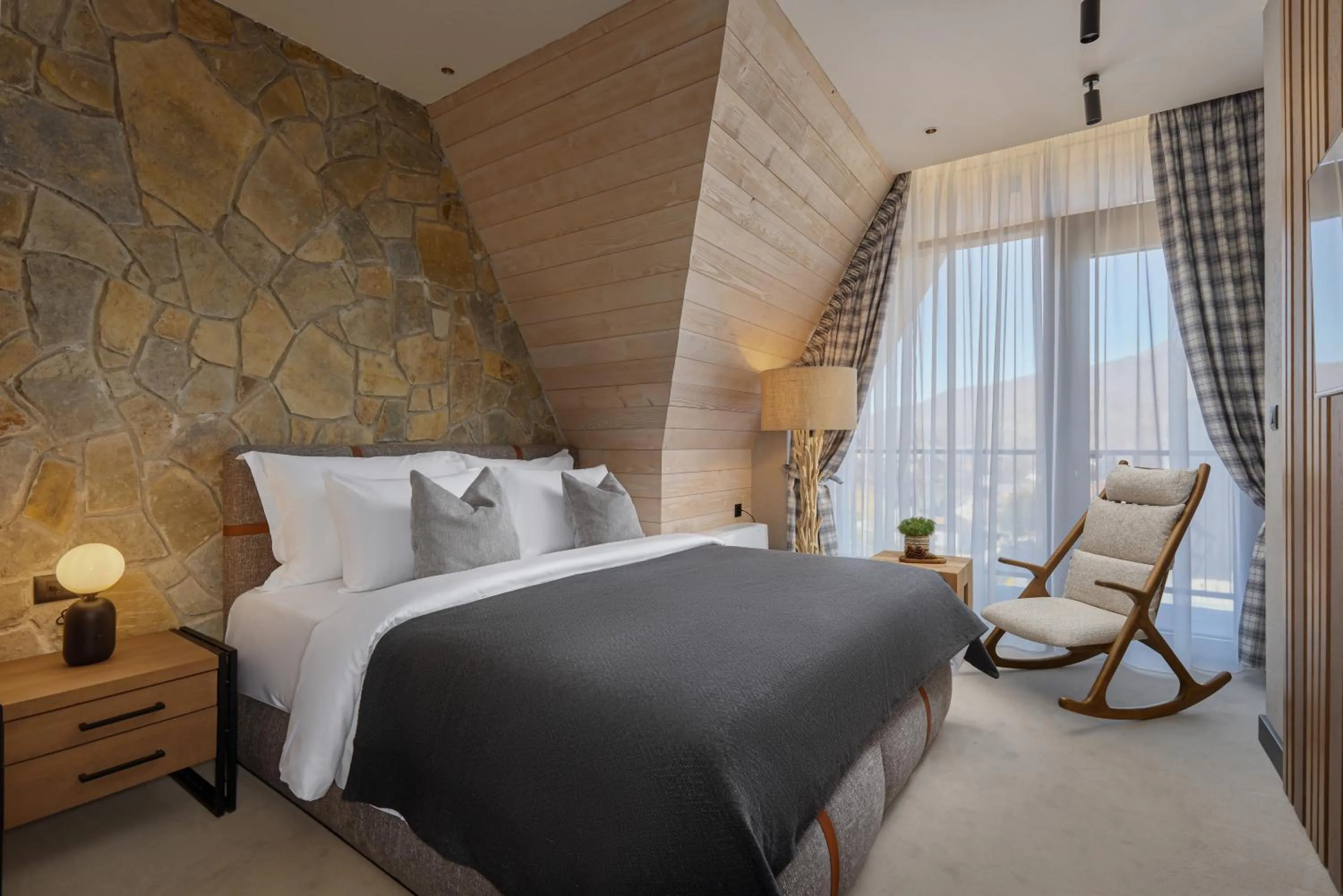 Bed in Wulfenia Hotel & Spa