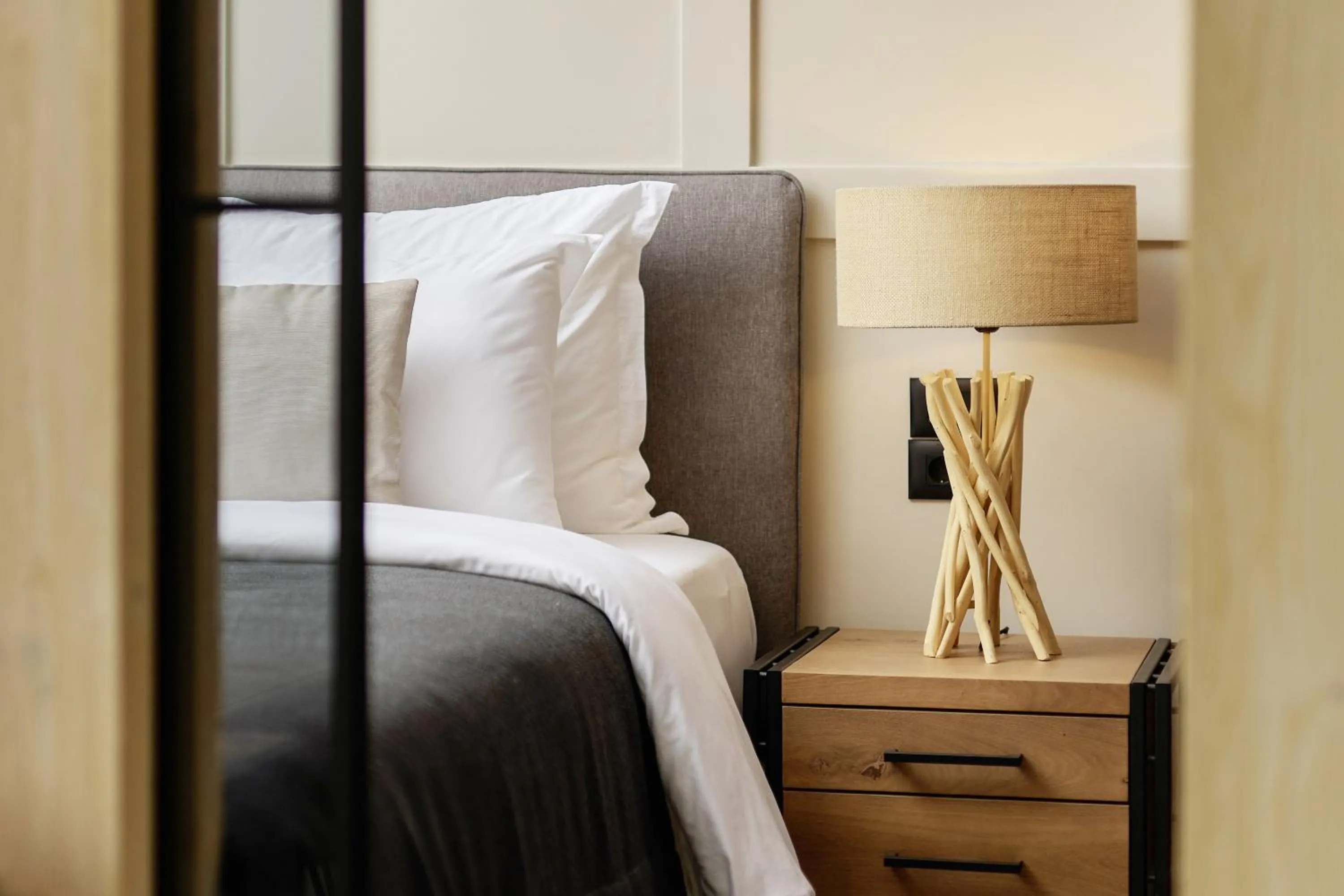 Bed in Wulfenia Hotel & Spa