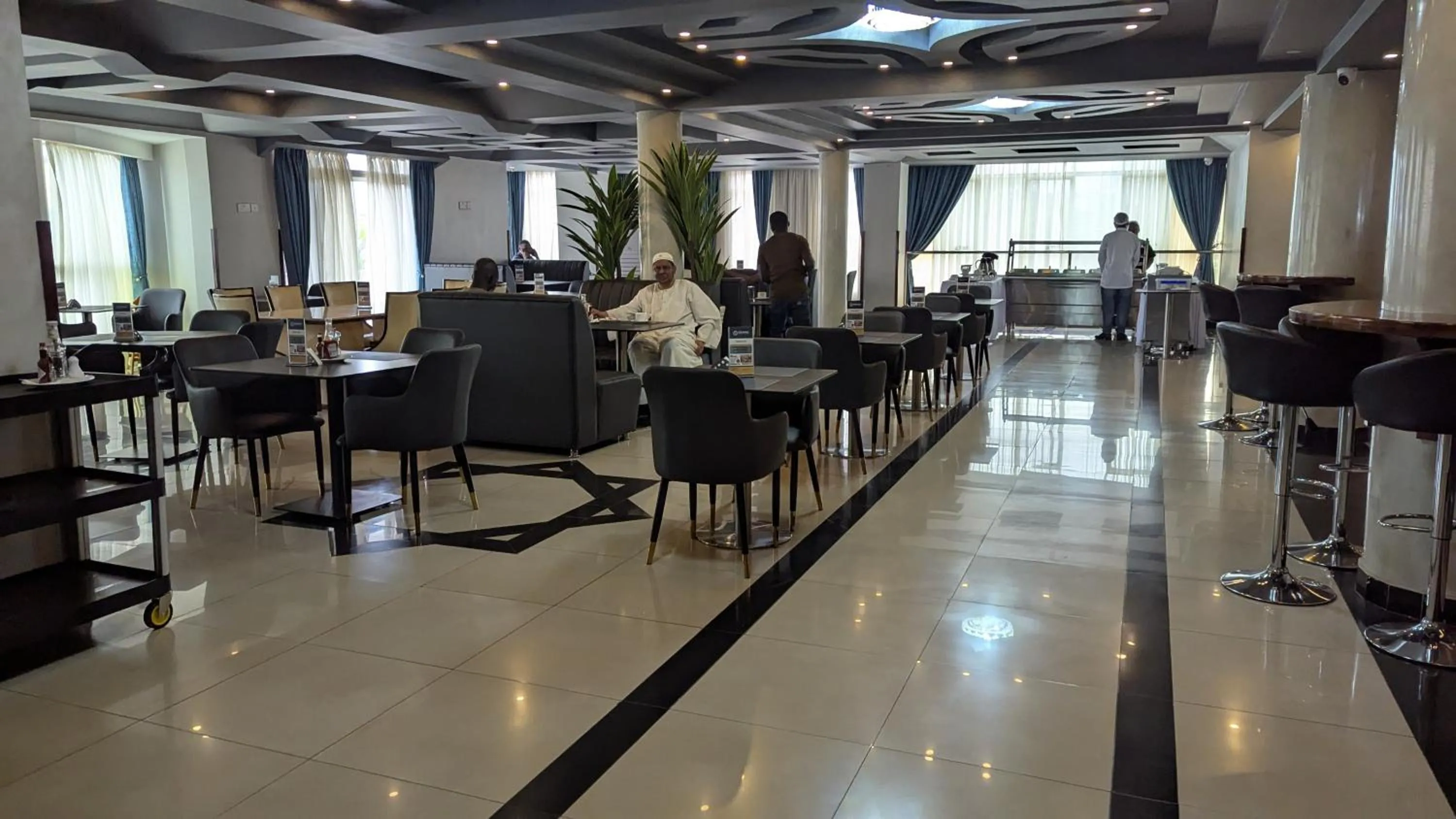 Dining area in The Grand Plaza Hotel