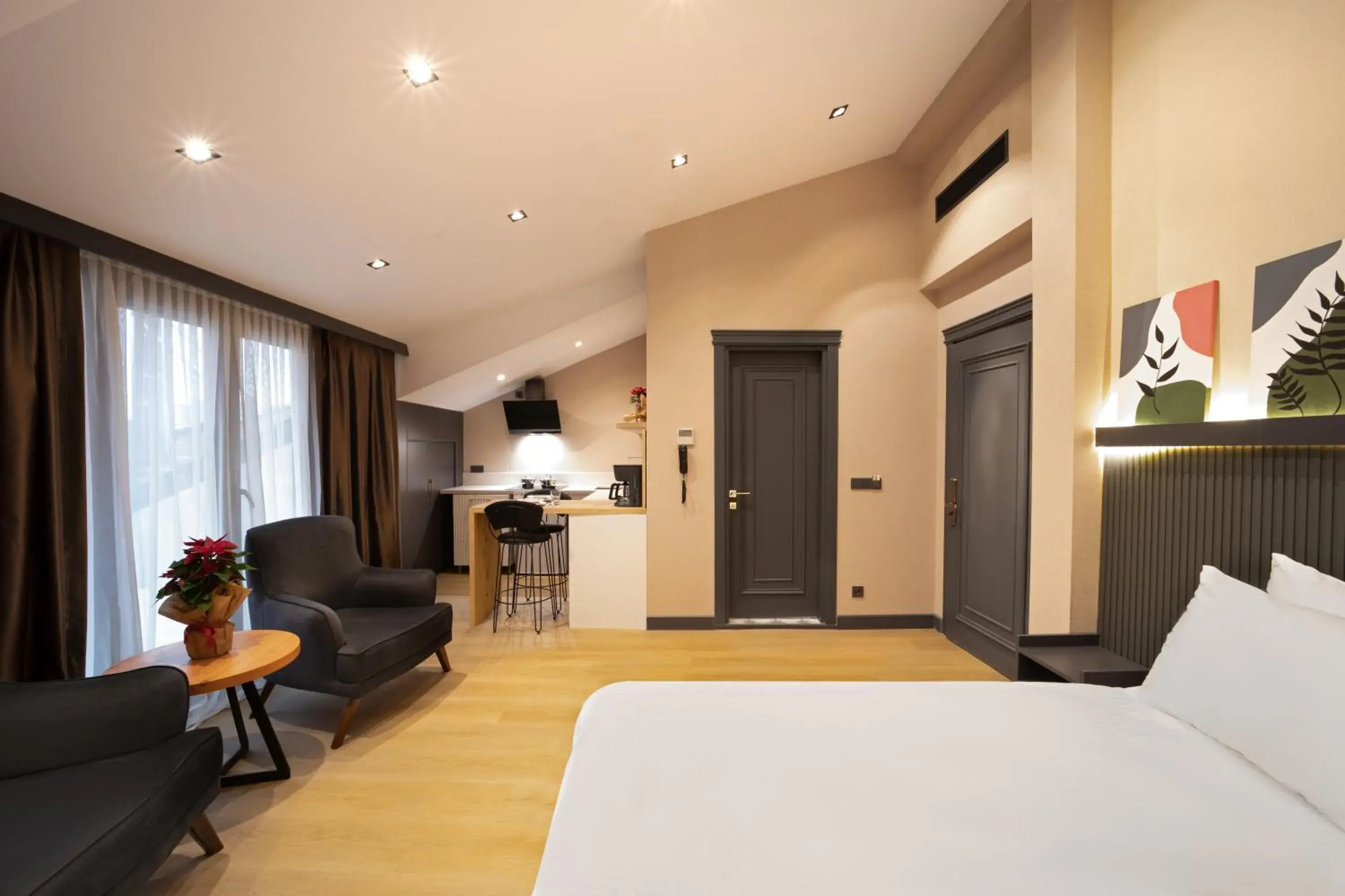 Bed in Şişli Family Time Suites Bed in Şişli Family Time Suites