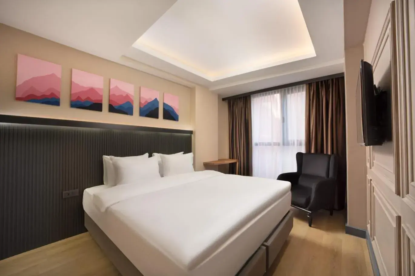 Bed in Şişli Family Time Suites Bed in Şişli Family Time Suites