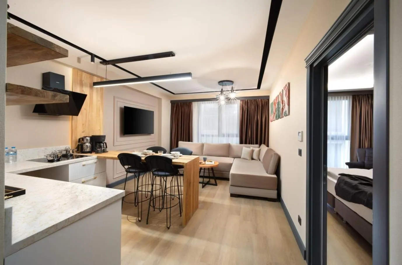 Coffee/tea facilities in Şişli Family Time Suites