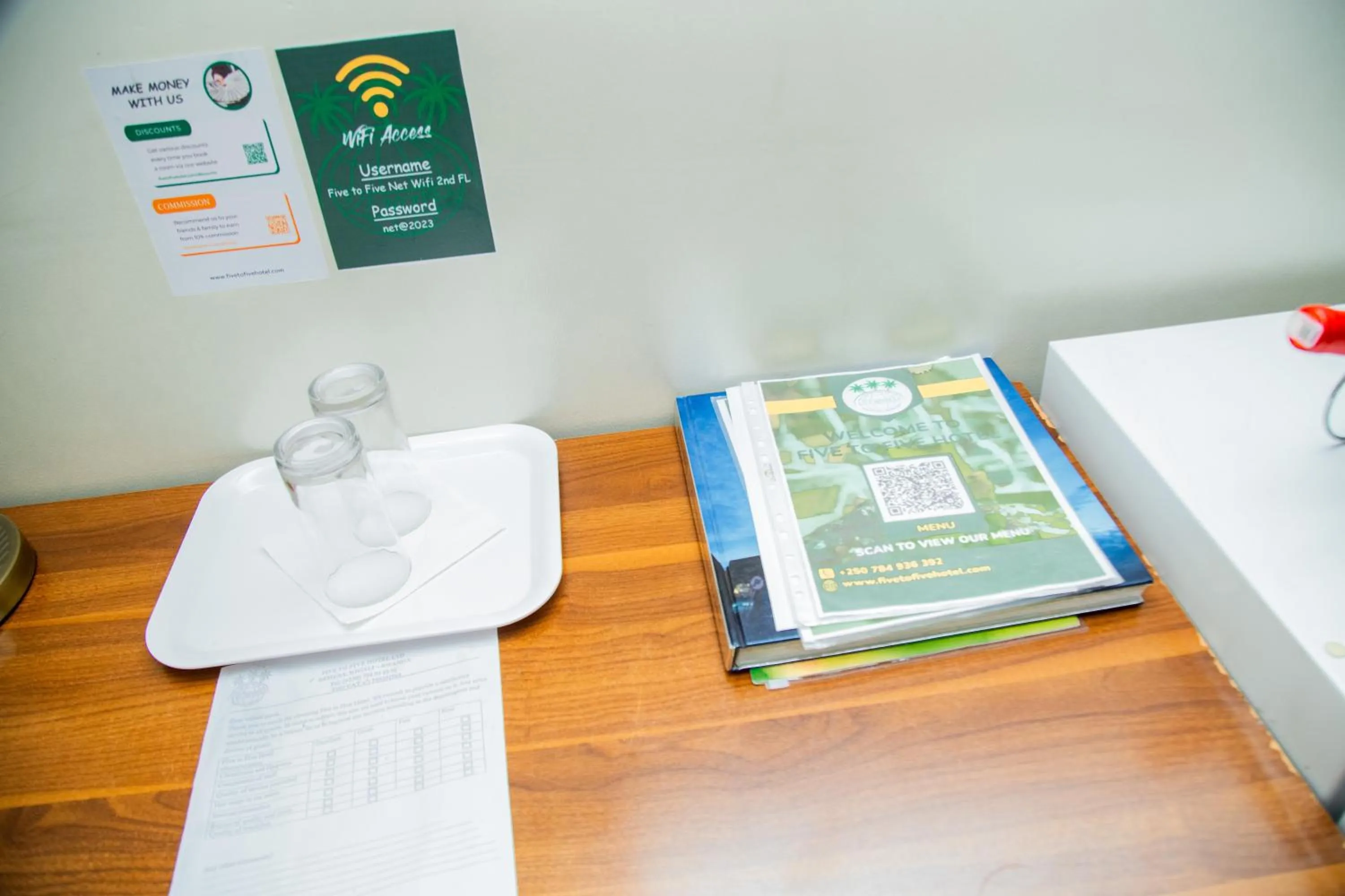 Seating area in Five to Five Hotel