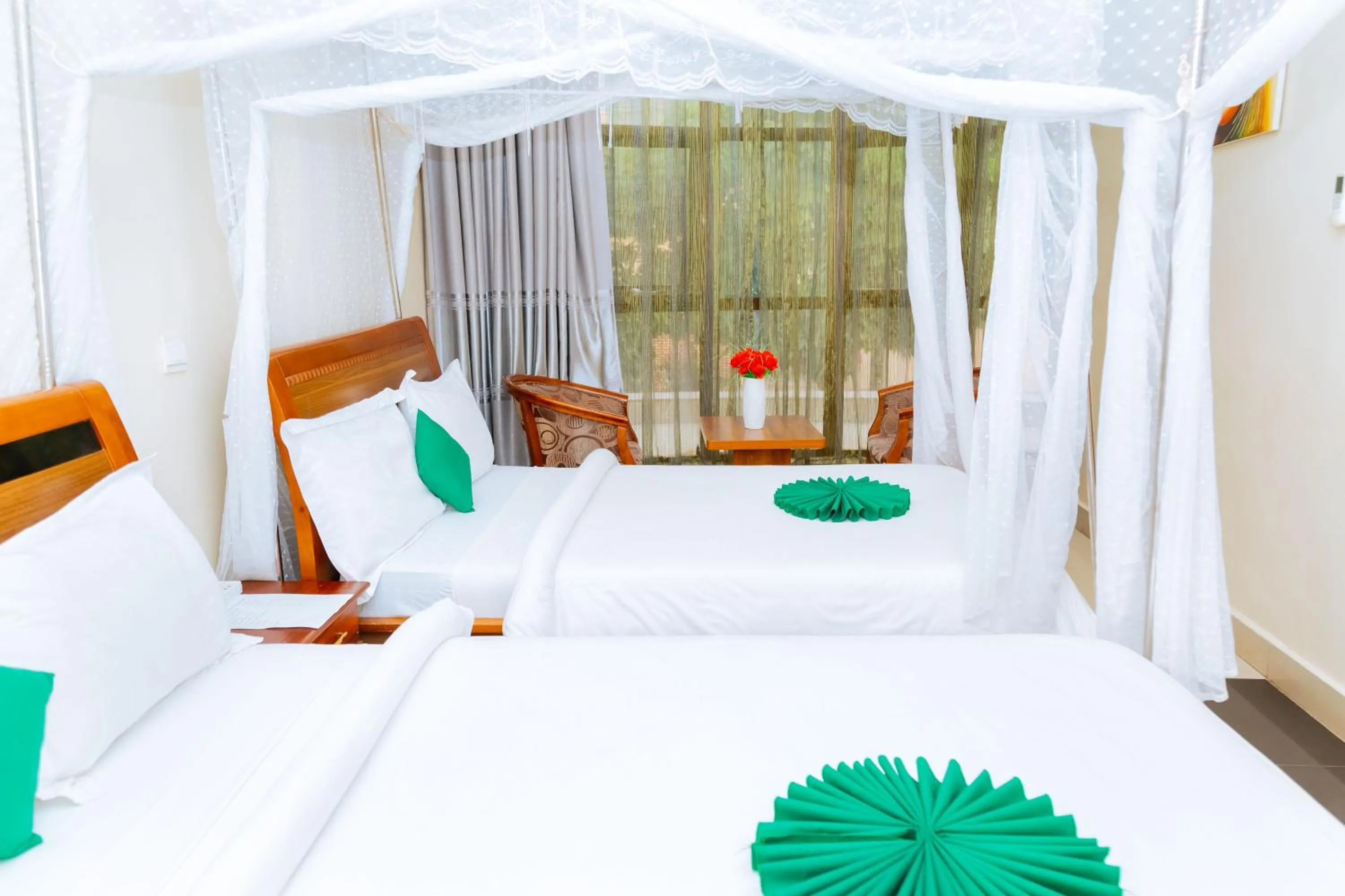 Bed in Five to Five Hotel