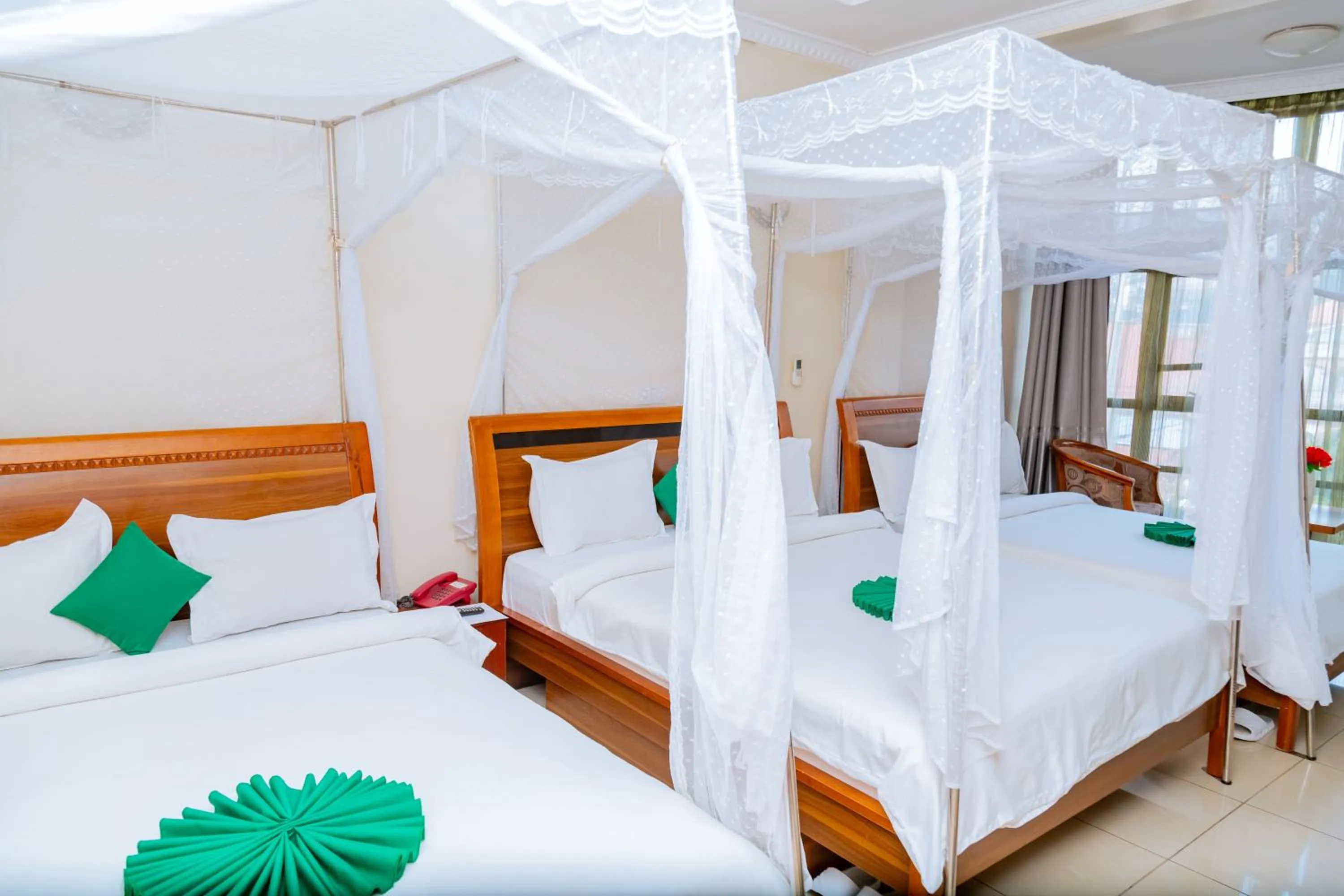 Bed in Five to Five Hotel