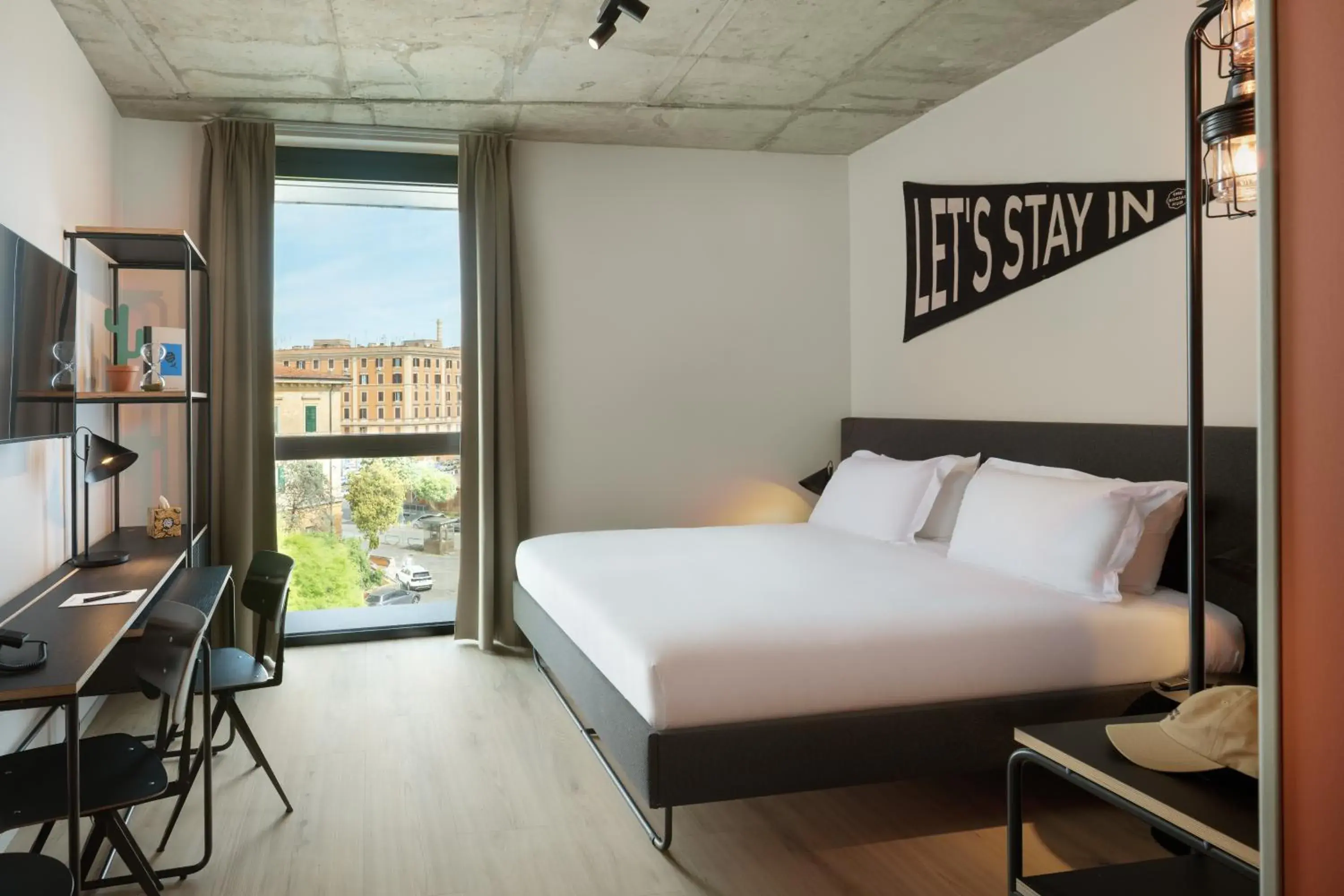 Bedroom, Bed in The Social Hub Rome Bedroom, Bed in The Social Hub Rome