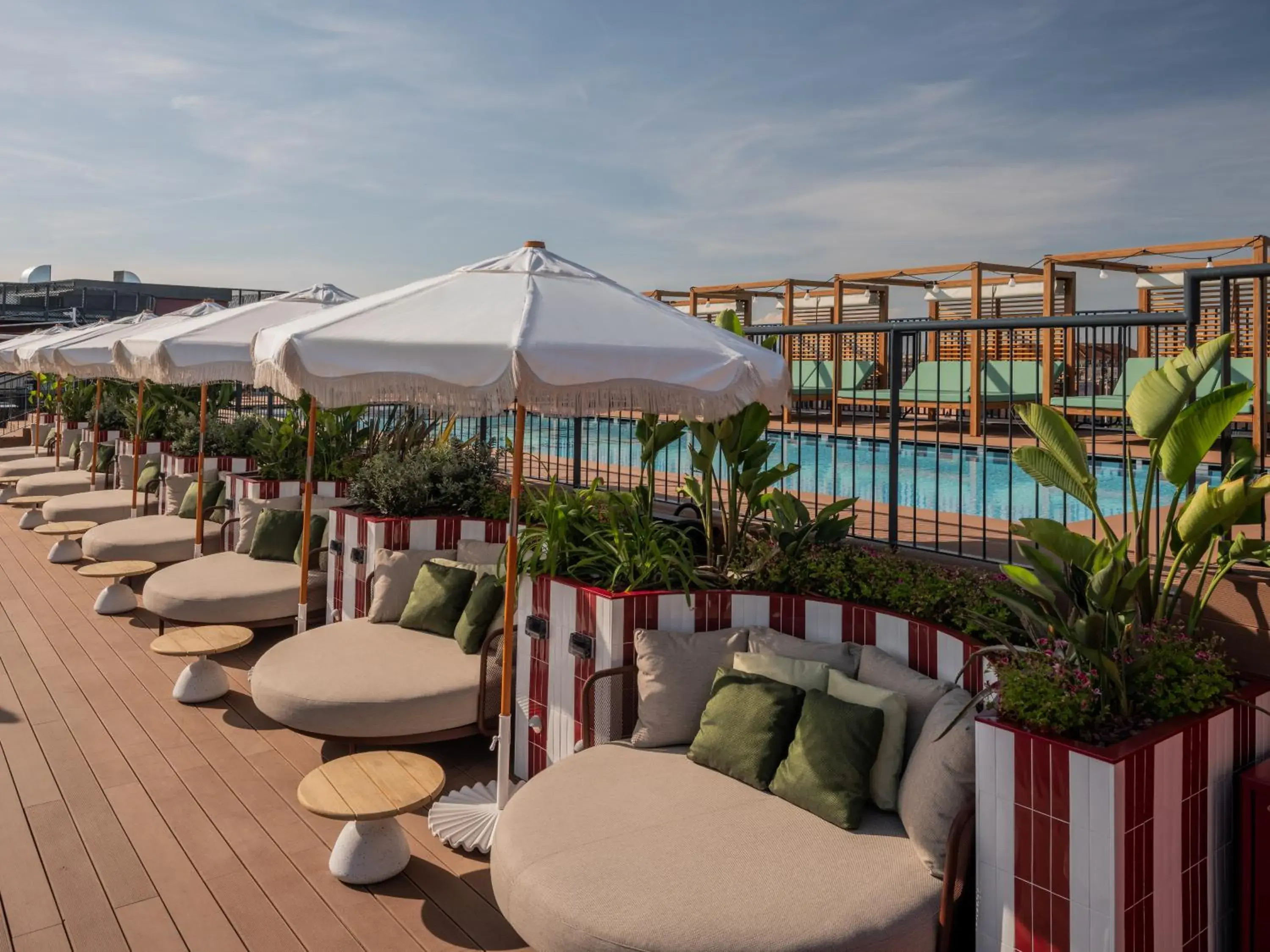 Swimming pool in The Social Hub Rome Swimming pool in The Social Hub Rome