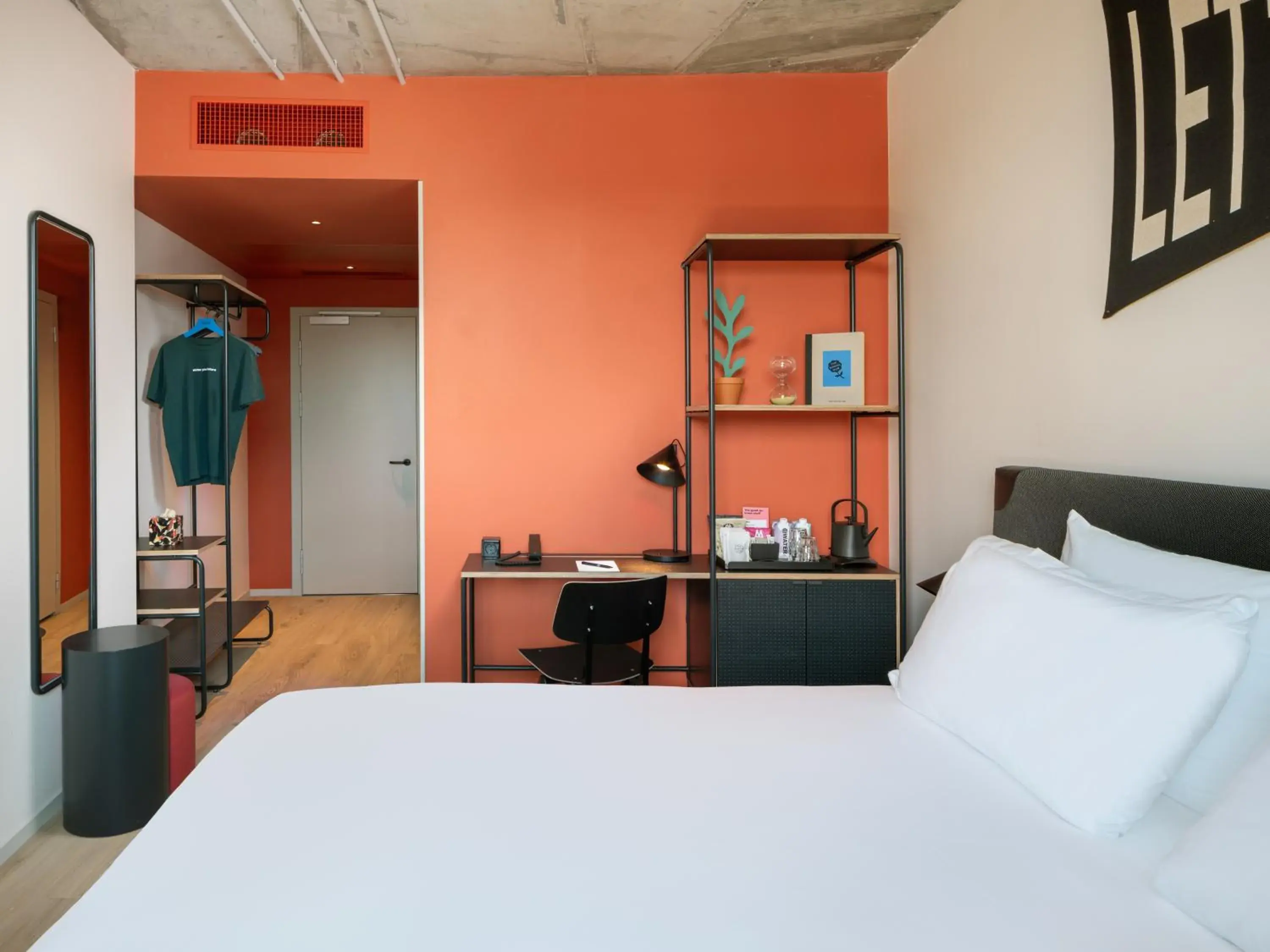 Bedroom, Bed in The Social Hub Rome Bedroom, Bed in The Social Hub Rome