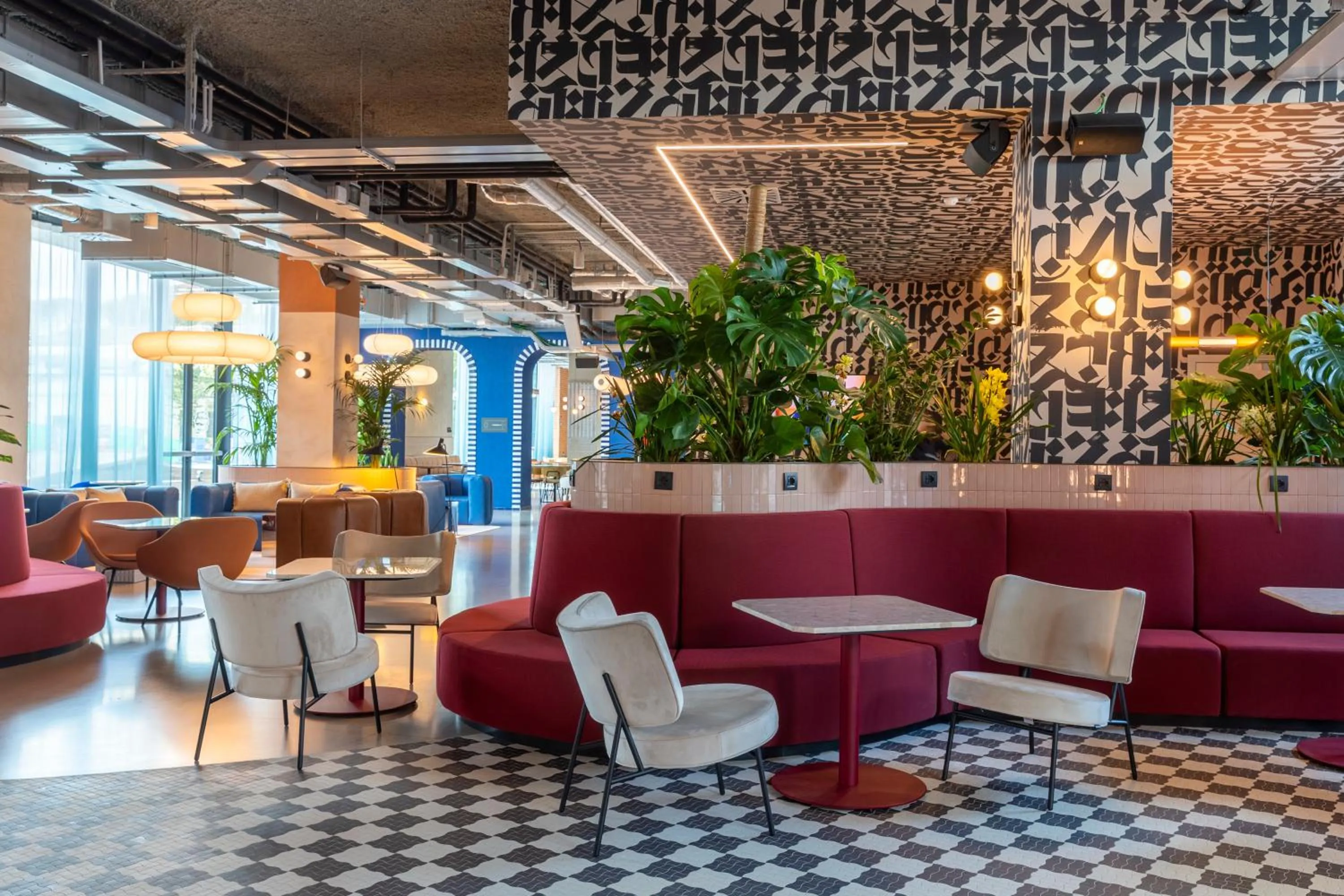 Lobby or reception in The Social Hub Rome