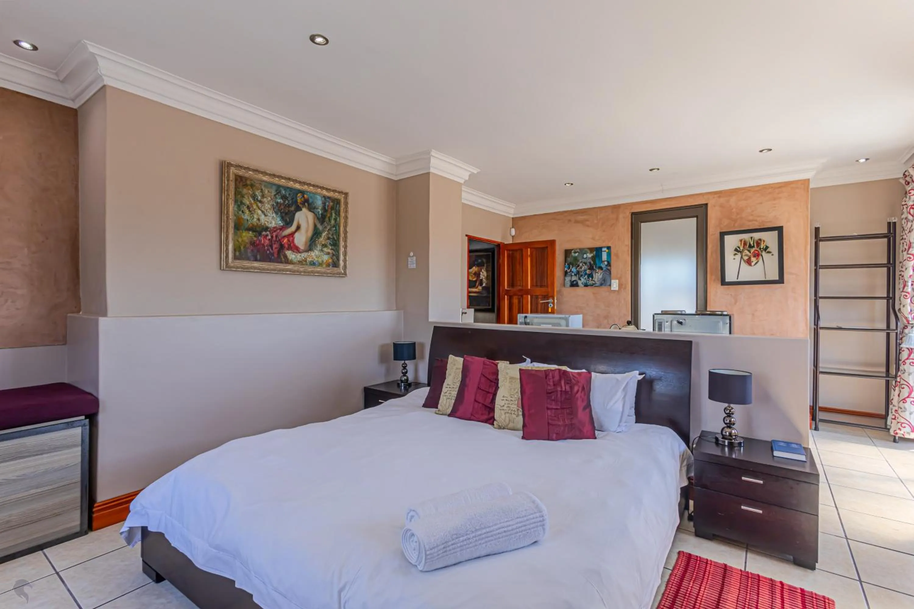 Bed in Holiday Guest House Langebaan