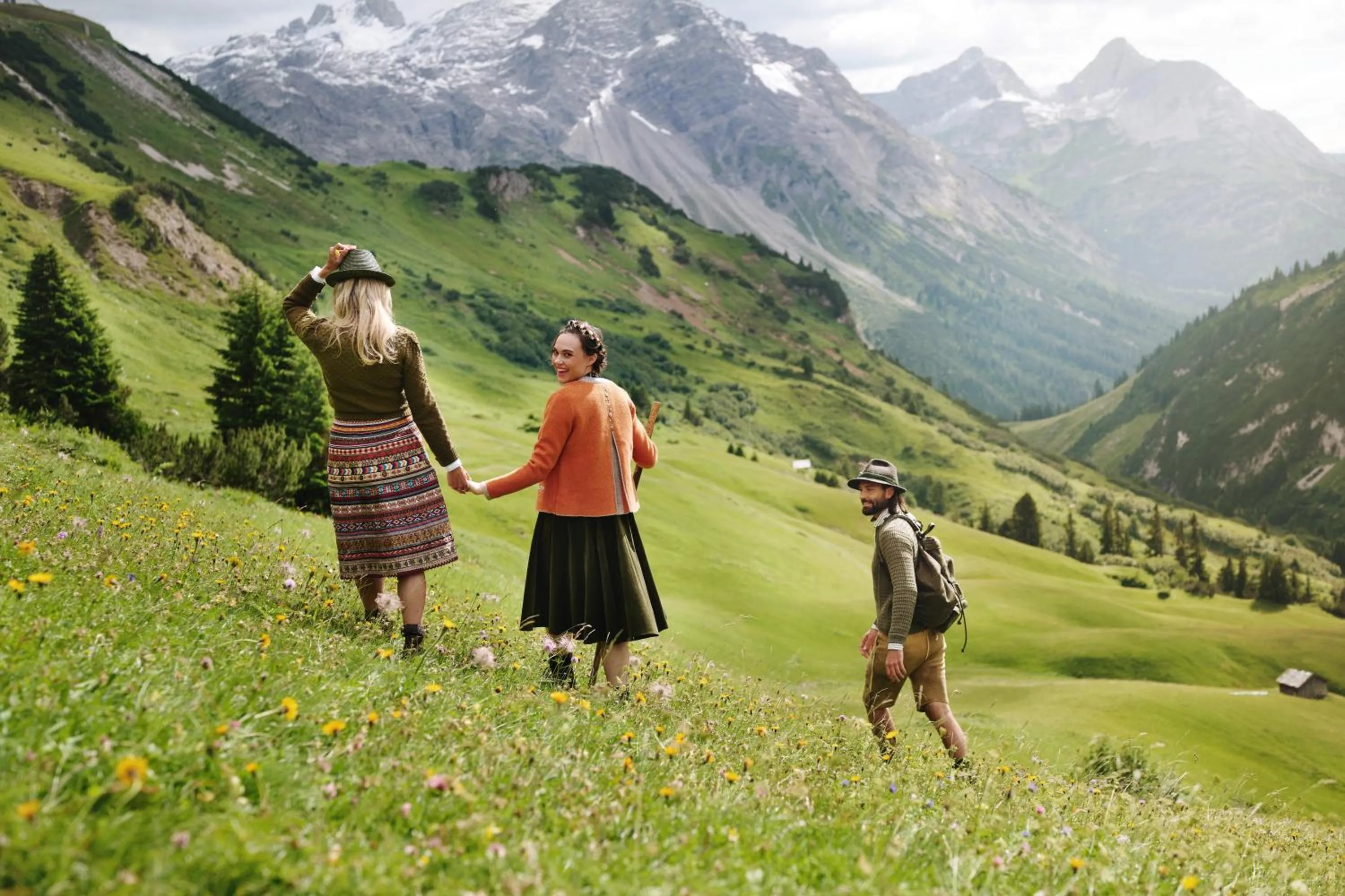 Hiking in Burg Hotel Oberlech