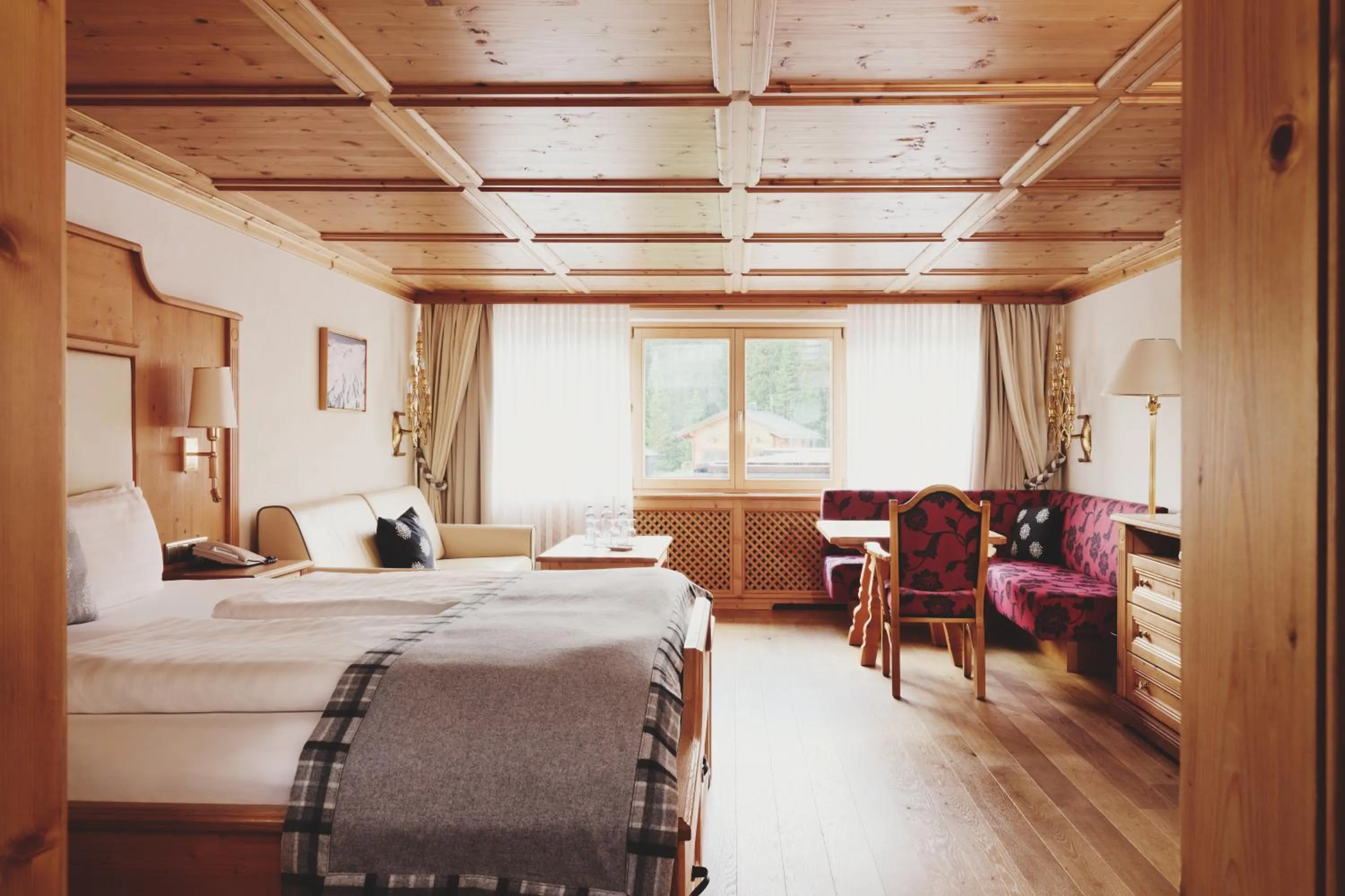 Photo of the whole room, Bed in Burg Hotel Oberlech
