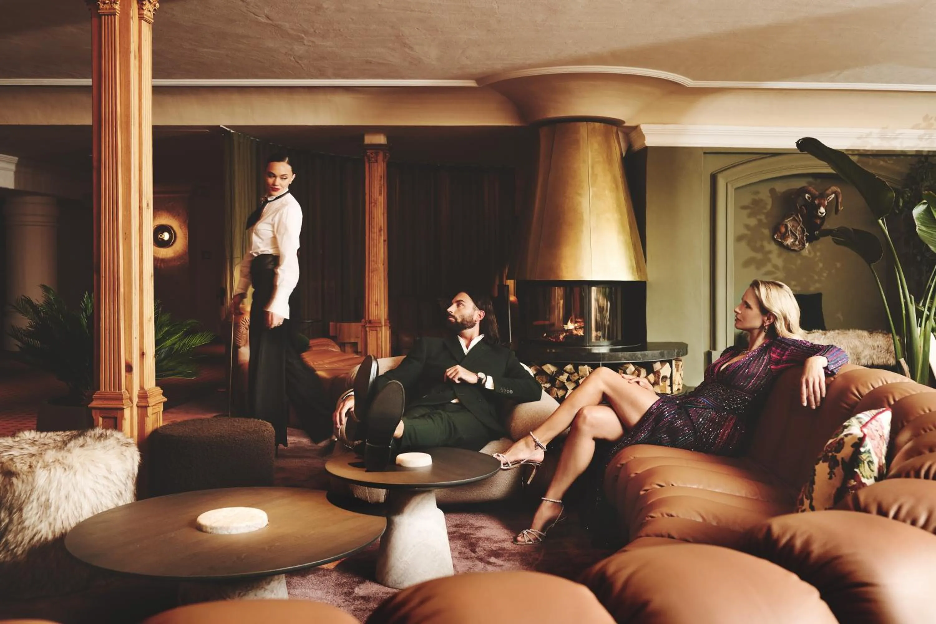 Lobby or reception in Burg Hotel Oberlech