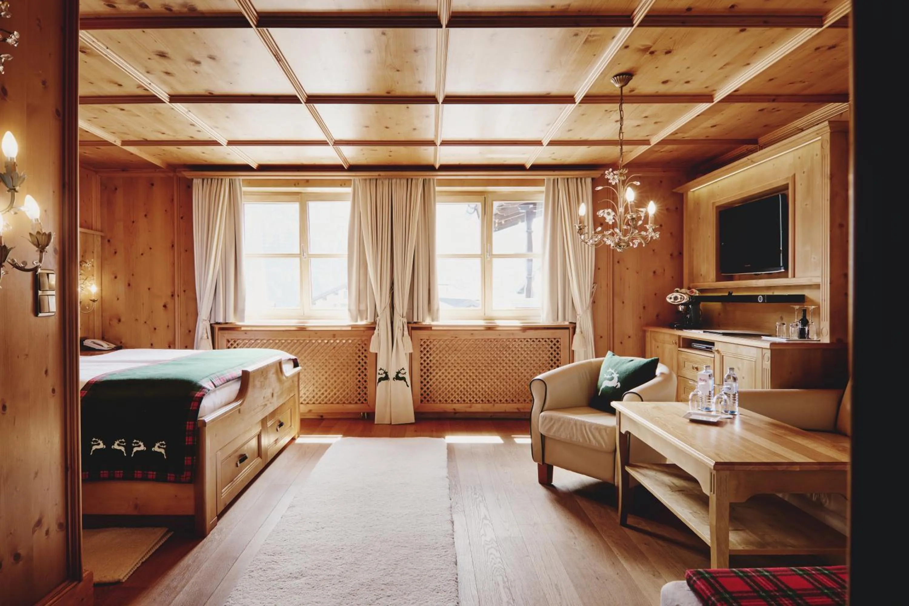 Photo of the whole room, Bed in Burg Hotel Oberlech