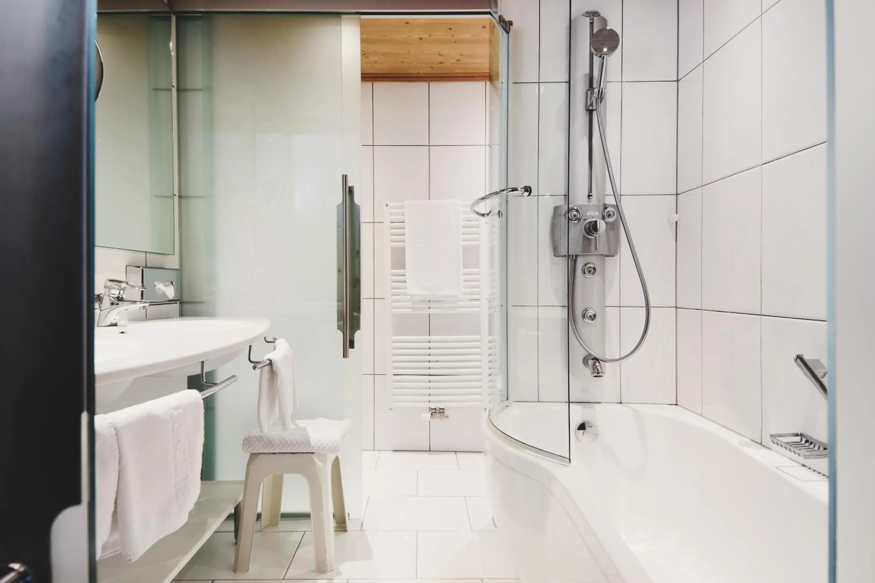 Bathroom in Burg Hotel Oberlech