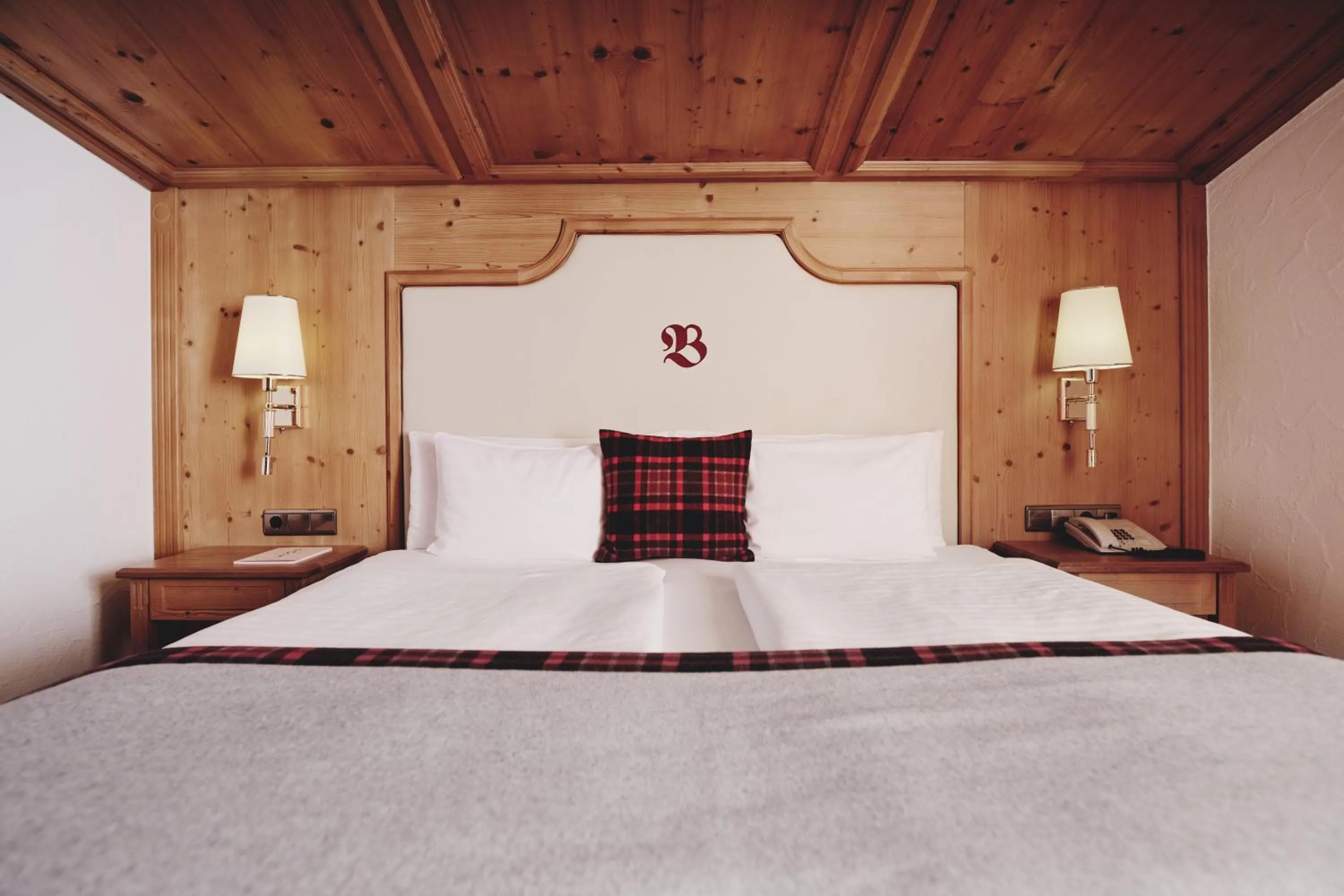 Bed in Burg Hotel Oberlech