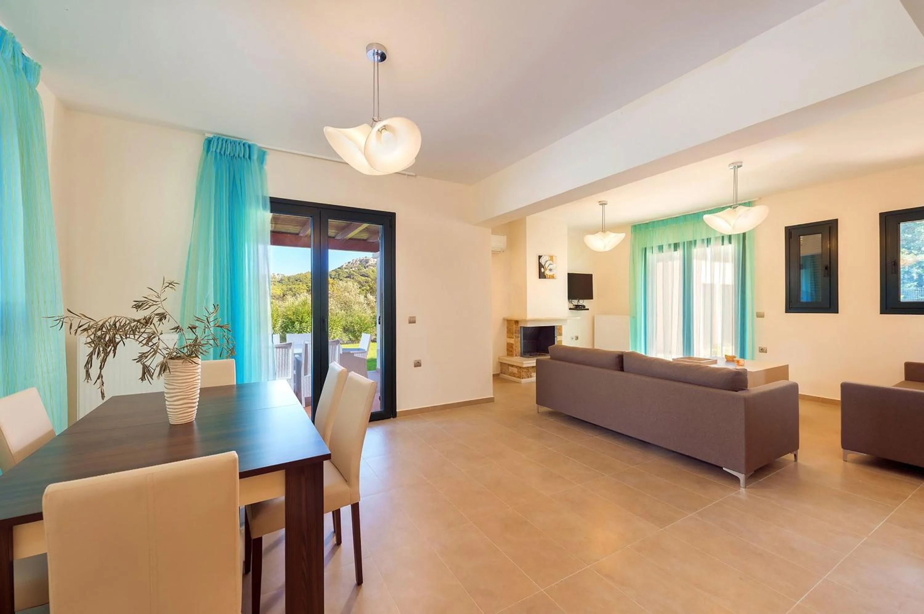 Living room in Seven Springs Villas