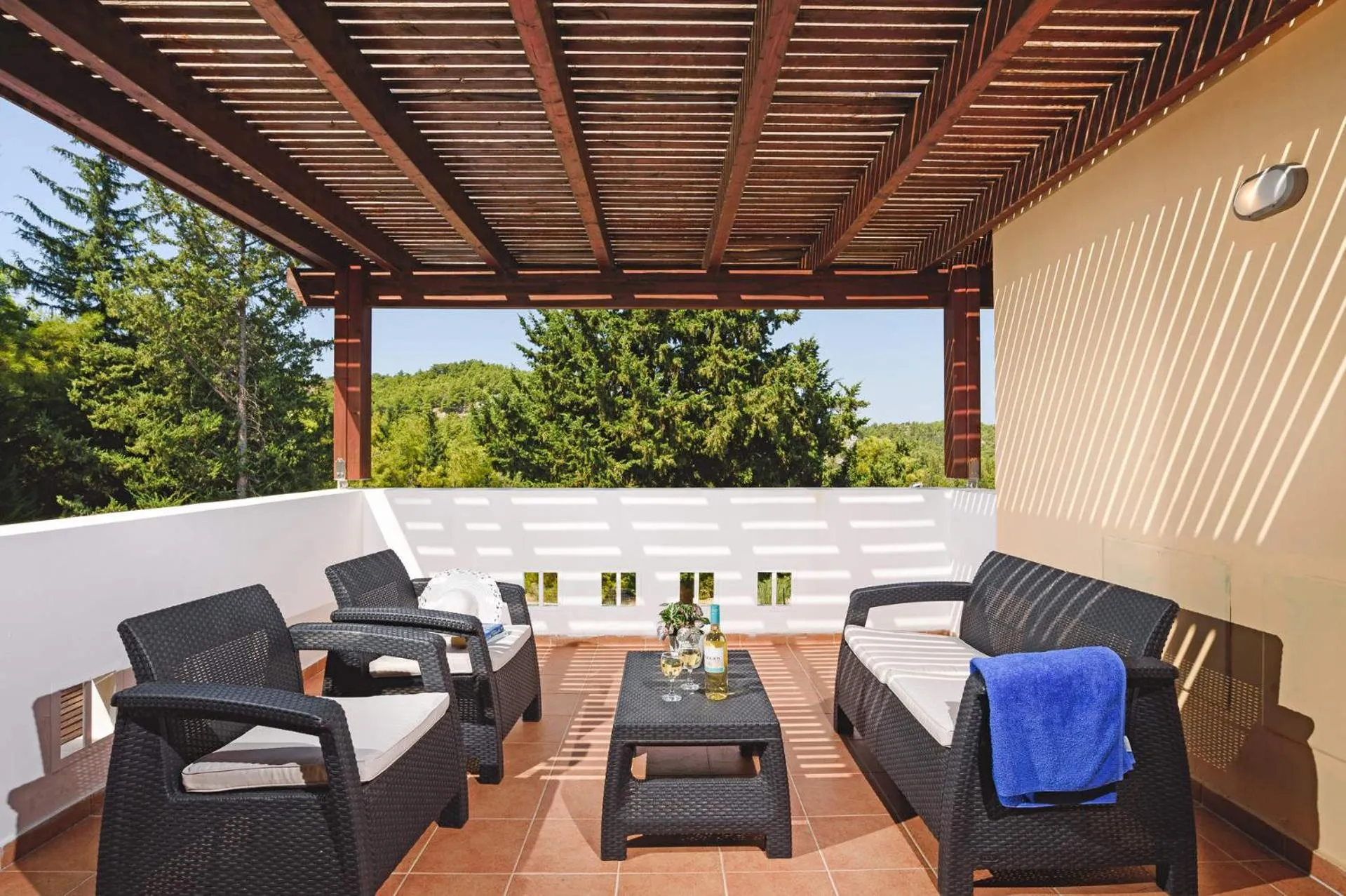 Patio in Seven Springs Villas