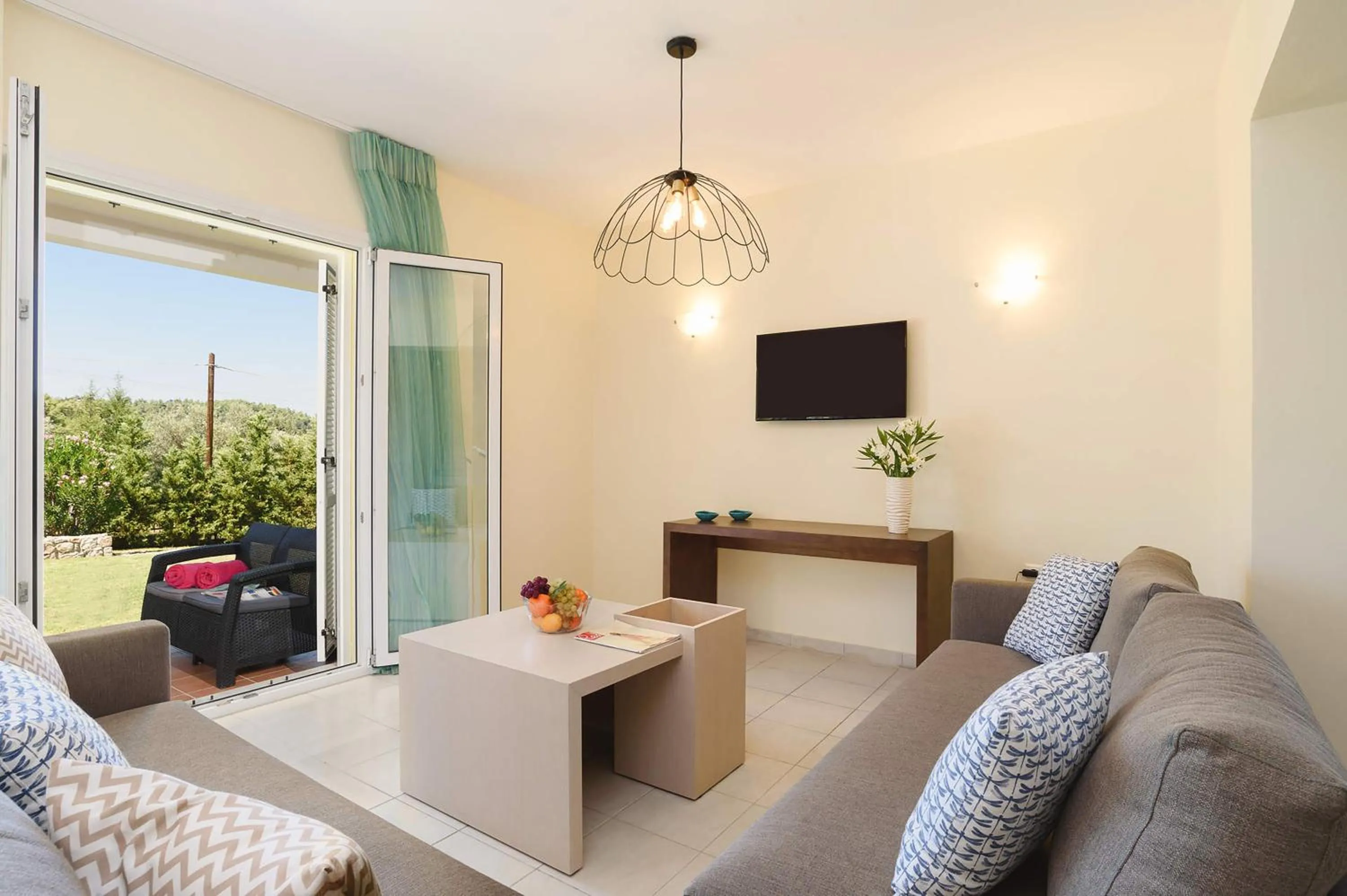 Seating area in Seven Springs Villas