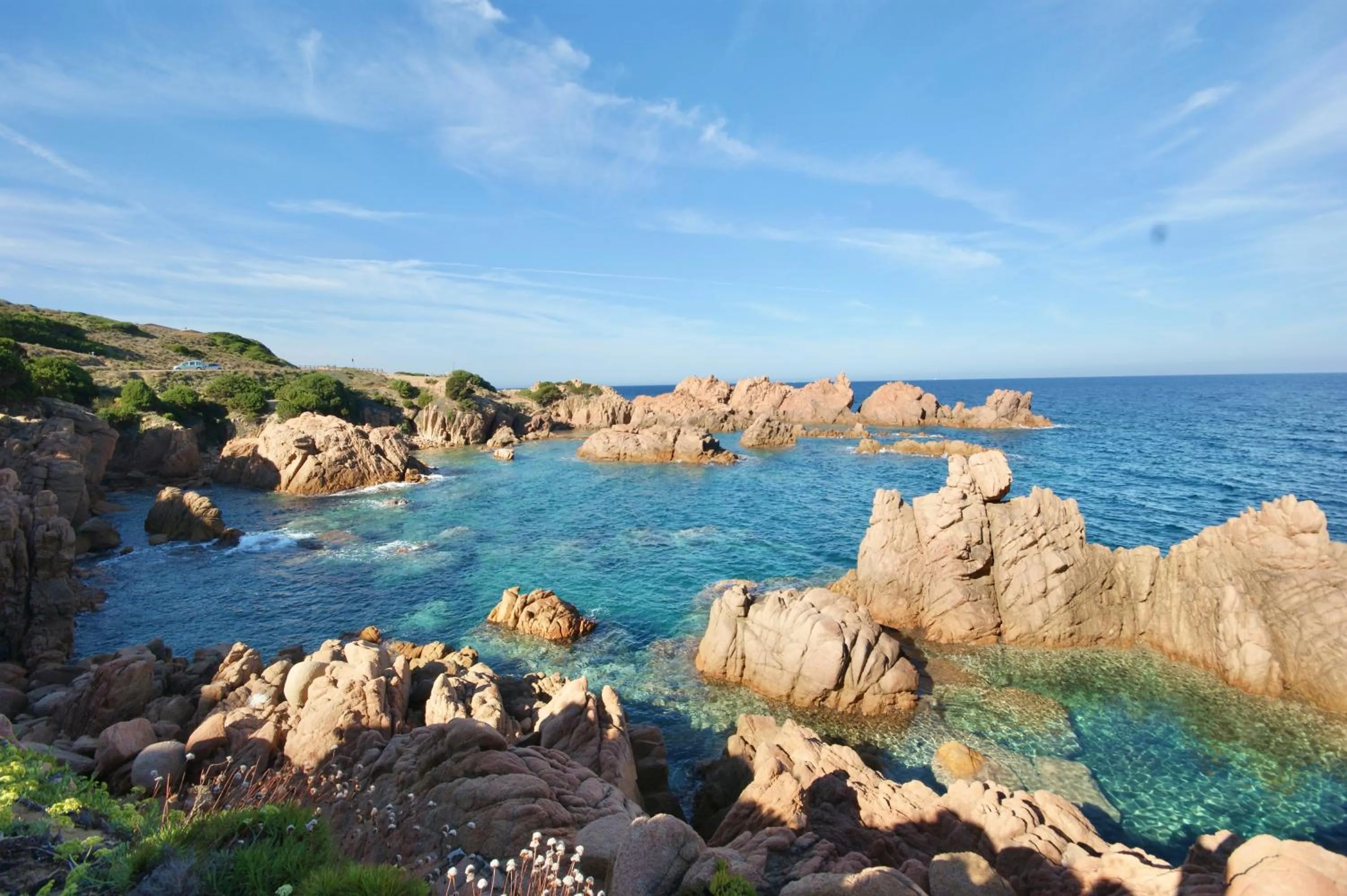 Beach in ISA-Residence with swimming-pool in Costa Paradiso, apartments 6 beds with private outdoor area