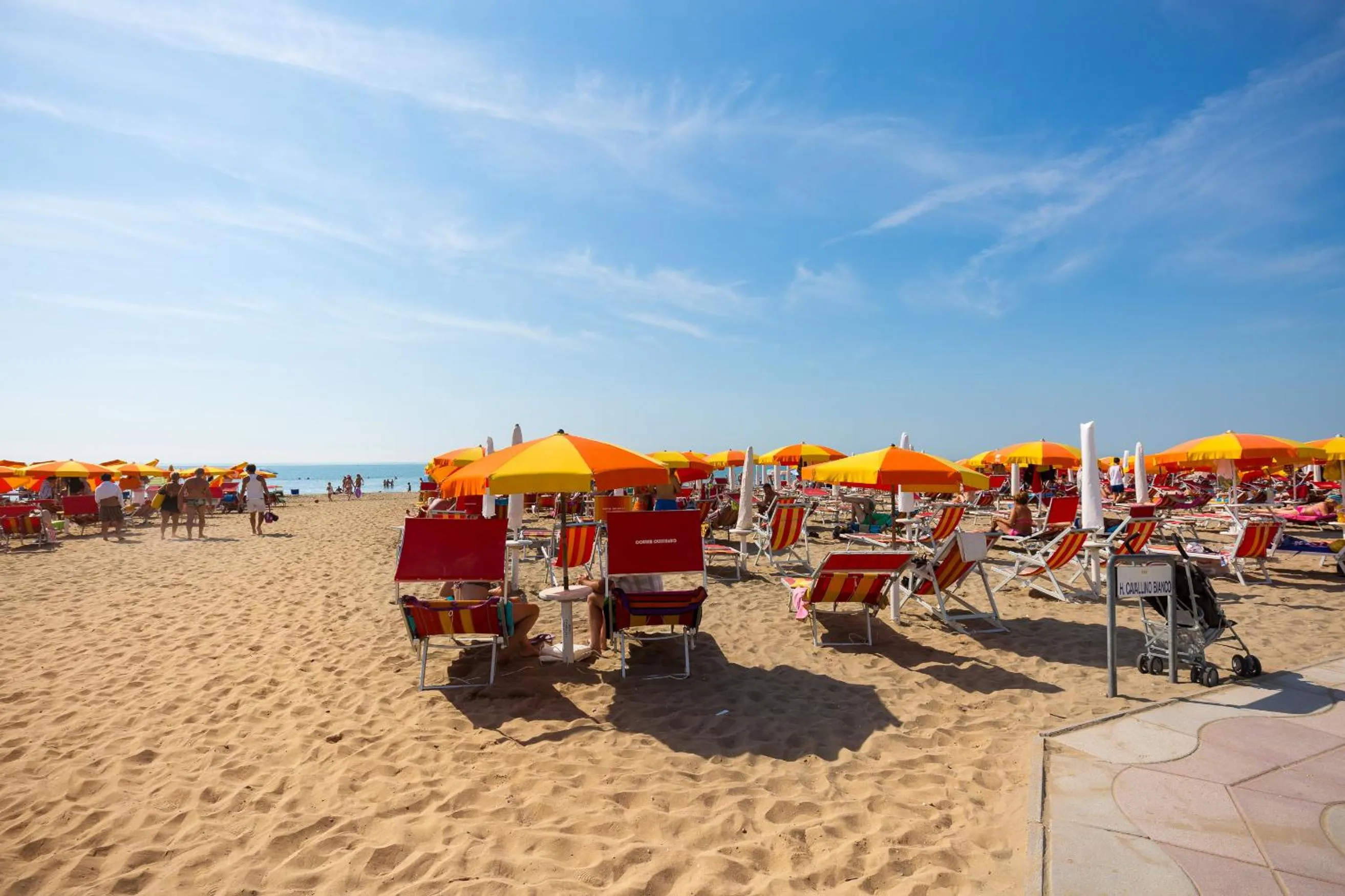 Beach in Hotel Cavallino Bianco