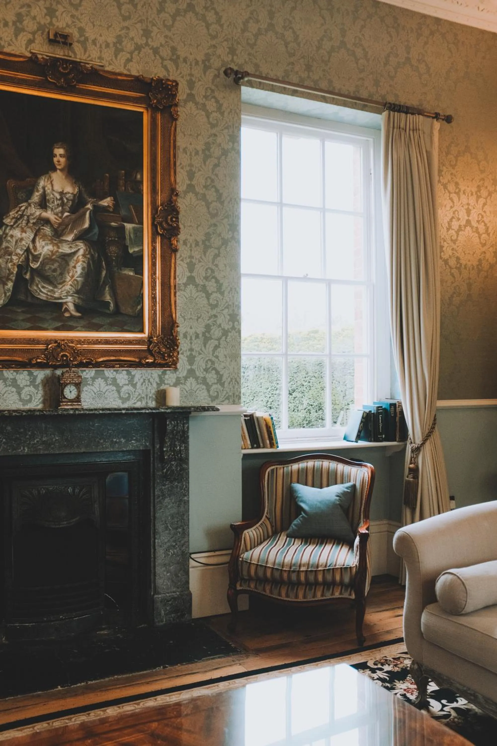 Seating area in Stanbrook Abbey Hotel, Worcester