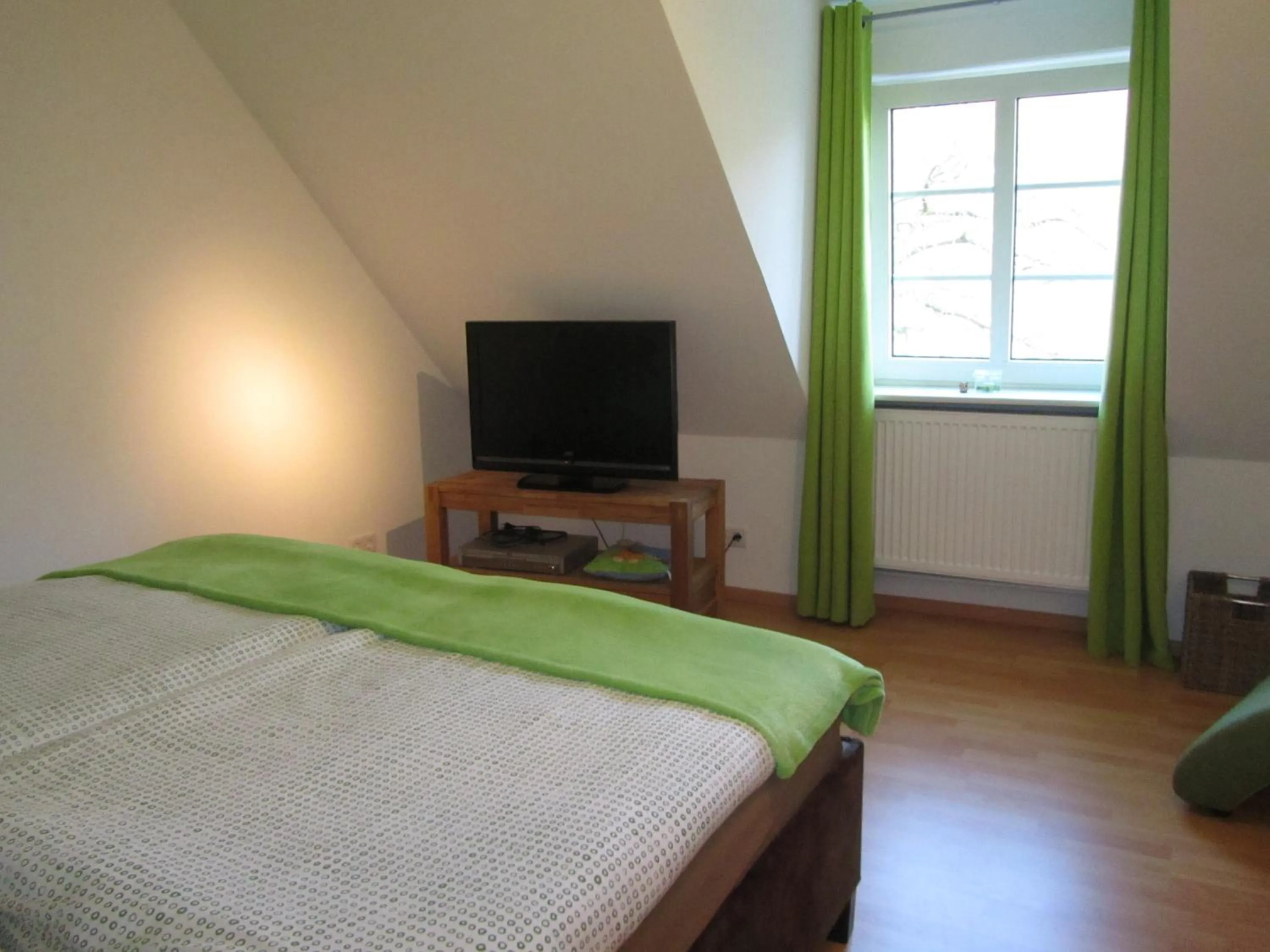Decorative detail, Bed in Ferienwohnung Holt