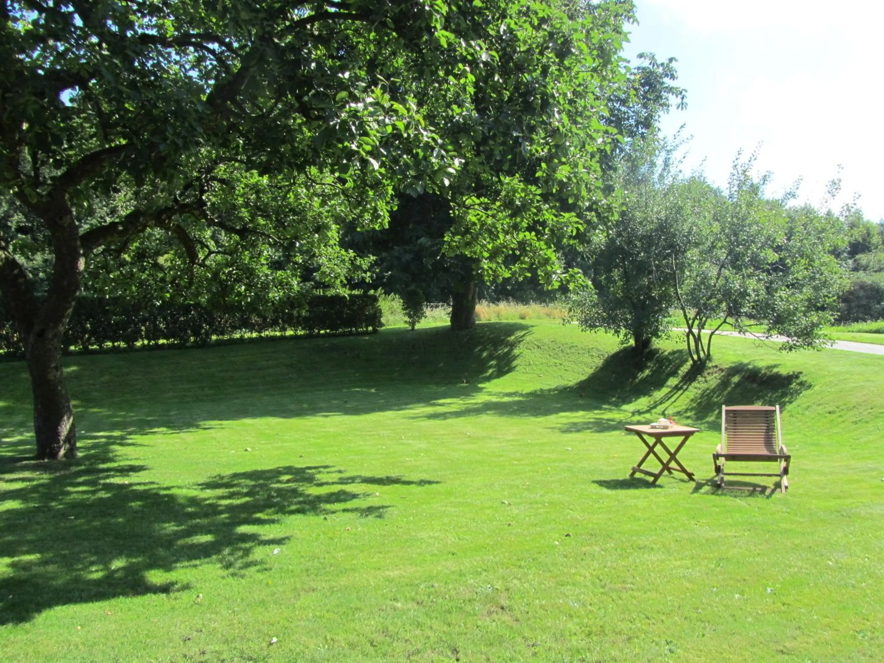 Garden in Ferienwohnung Holt
