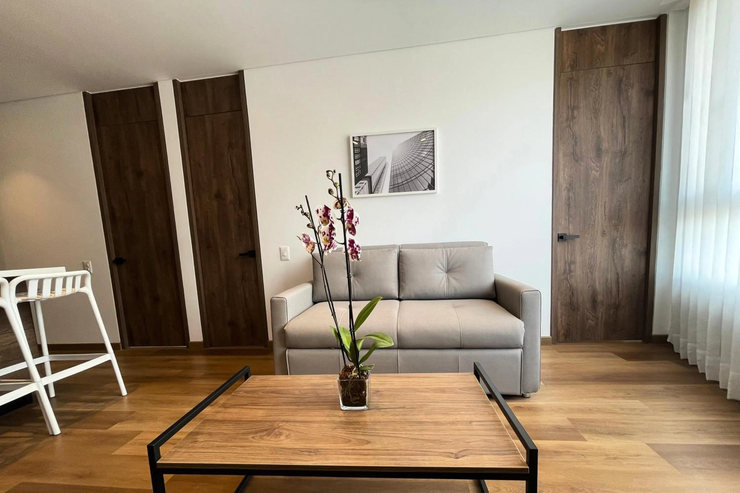 Living room in VOU Suites by Avia Suites