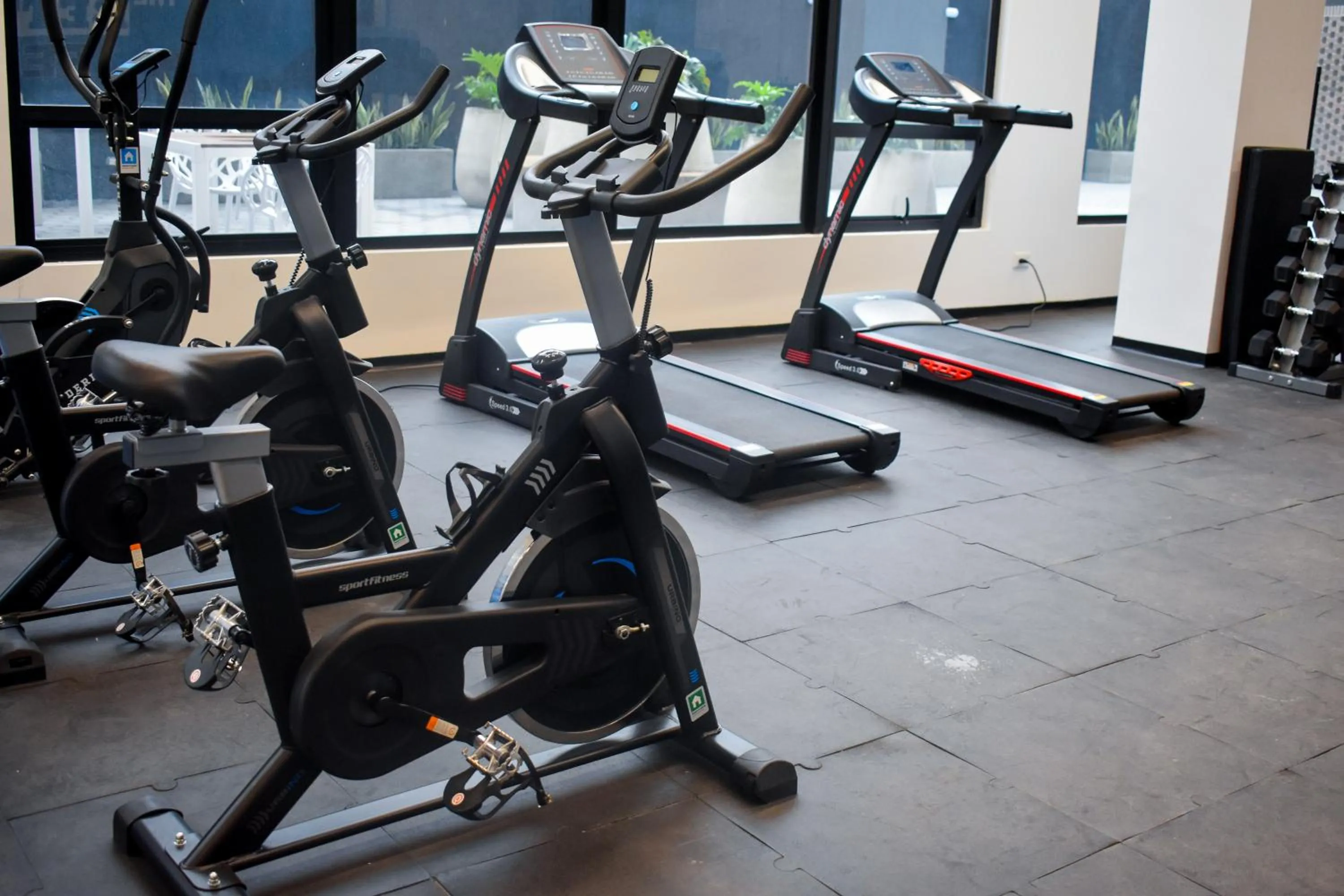 Fitness centre/facilities in VOU Suites by Avia Suites