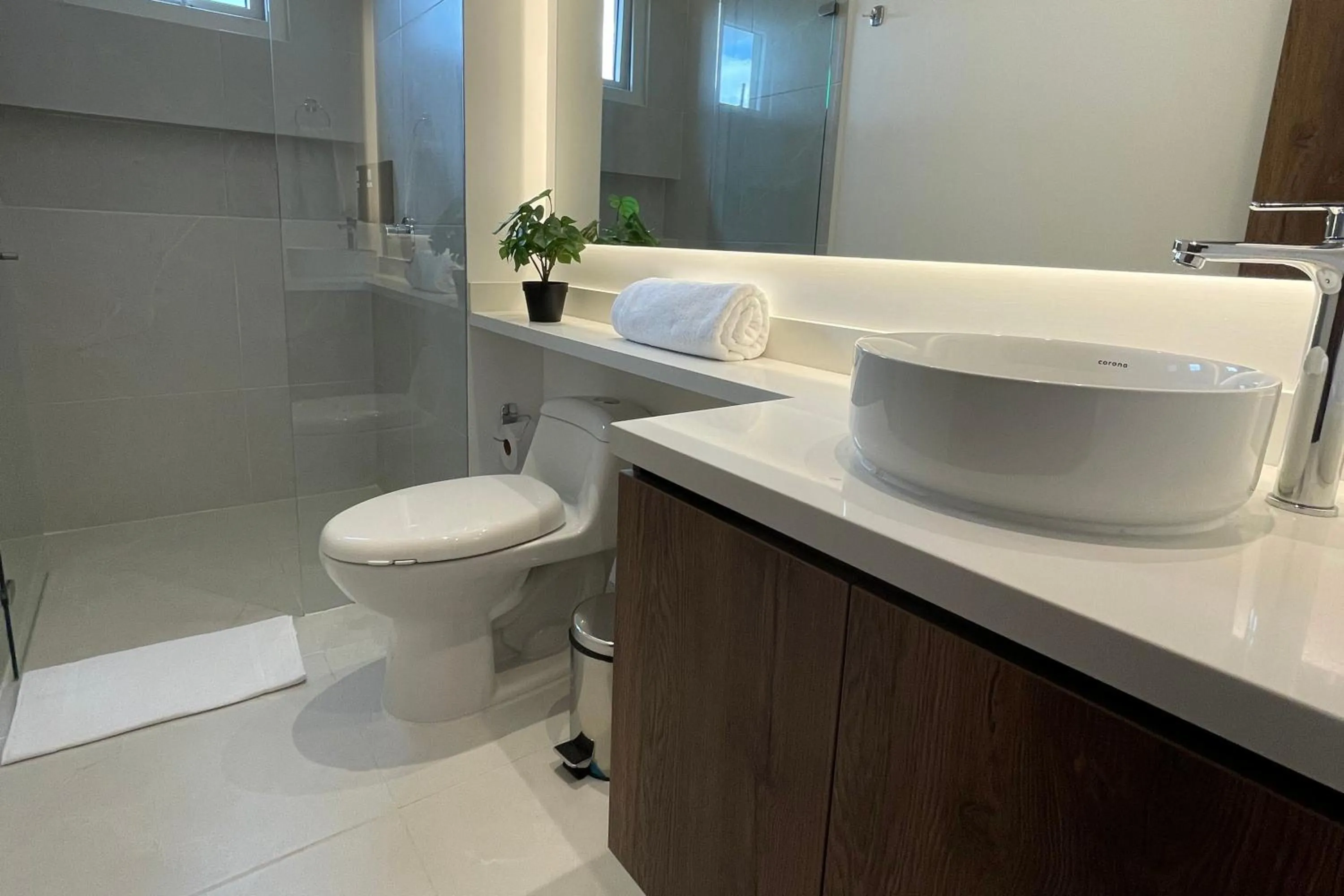 Bathroom in VOU Suites by Avia Suites