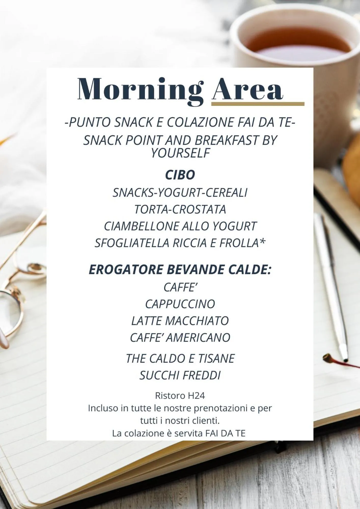 Area and facilities in Palazzo Dogana Room&Suite