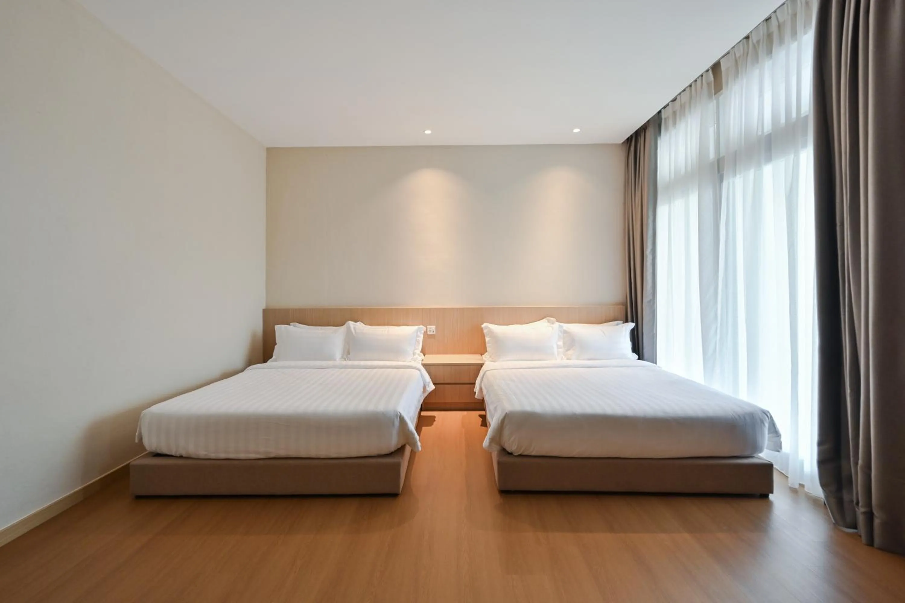 Bed in Simple Sanctuary Tanjung Tokong