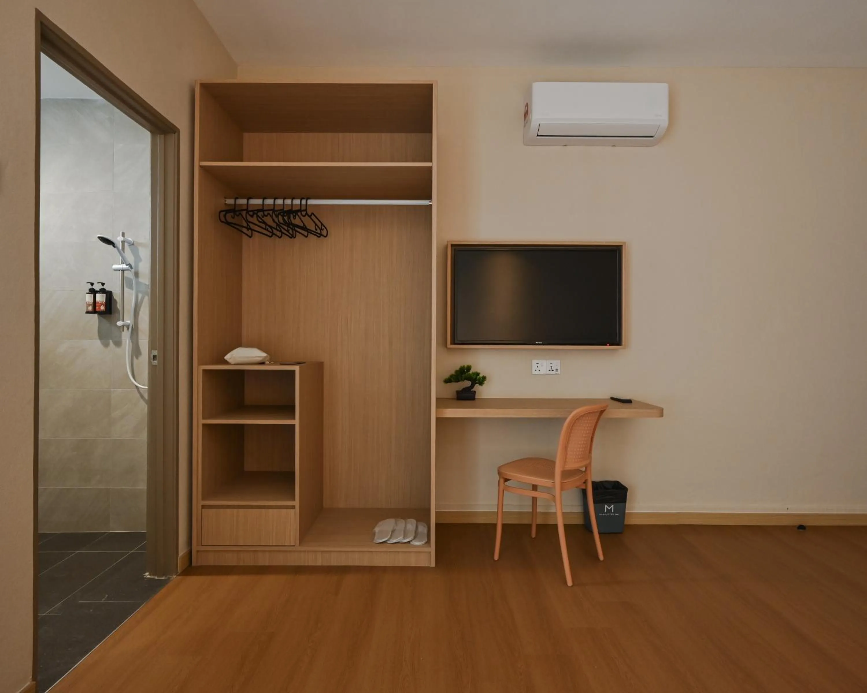 wardrobe in Simple Sanctuary Tanjung Tokong