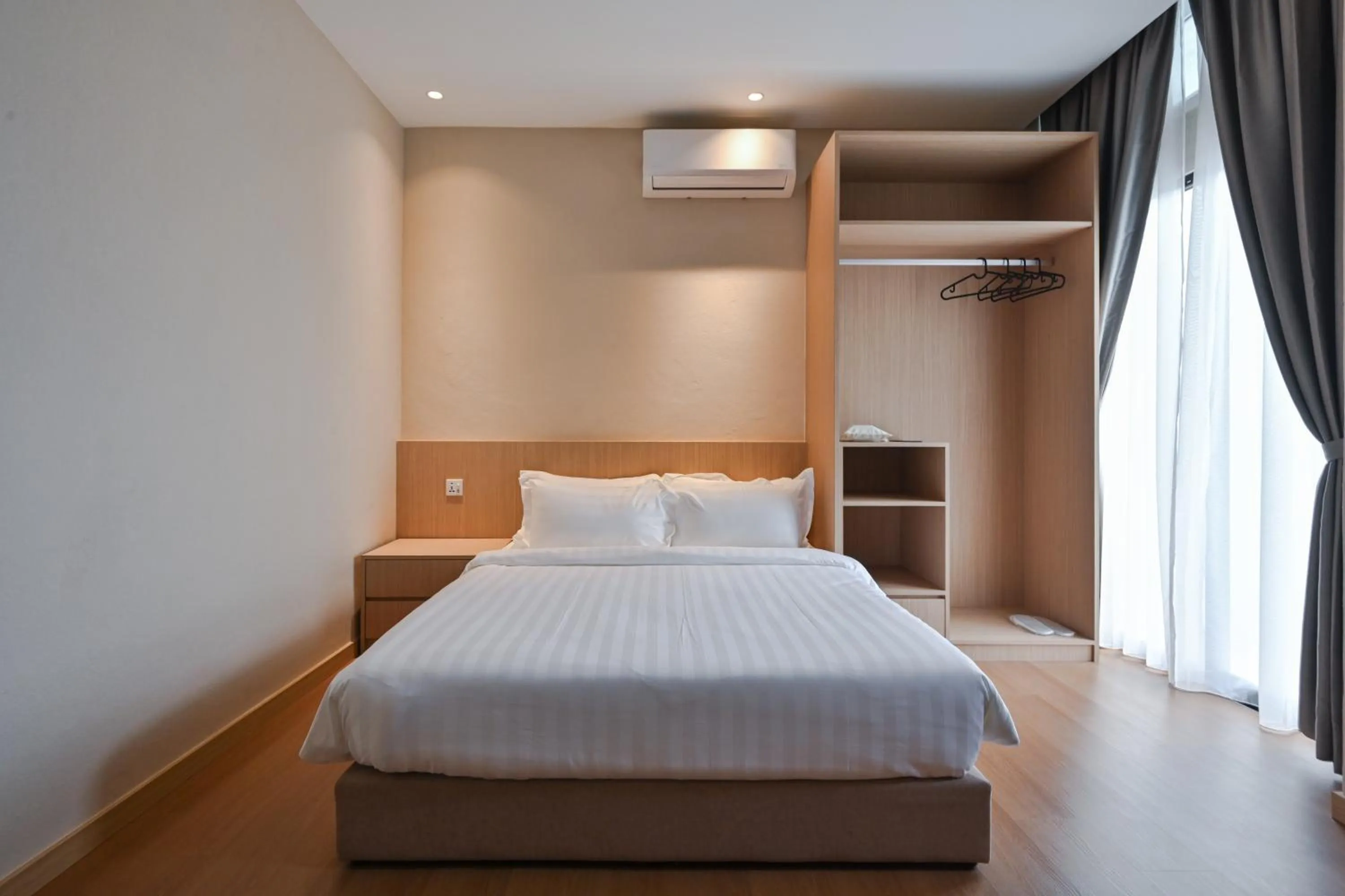 Bed in Simple Sanctuary Tanjung Tokong