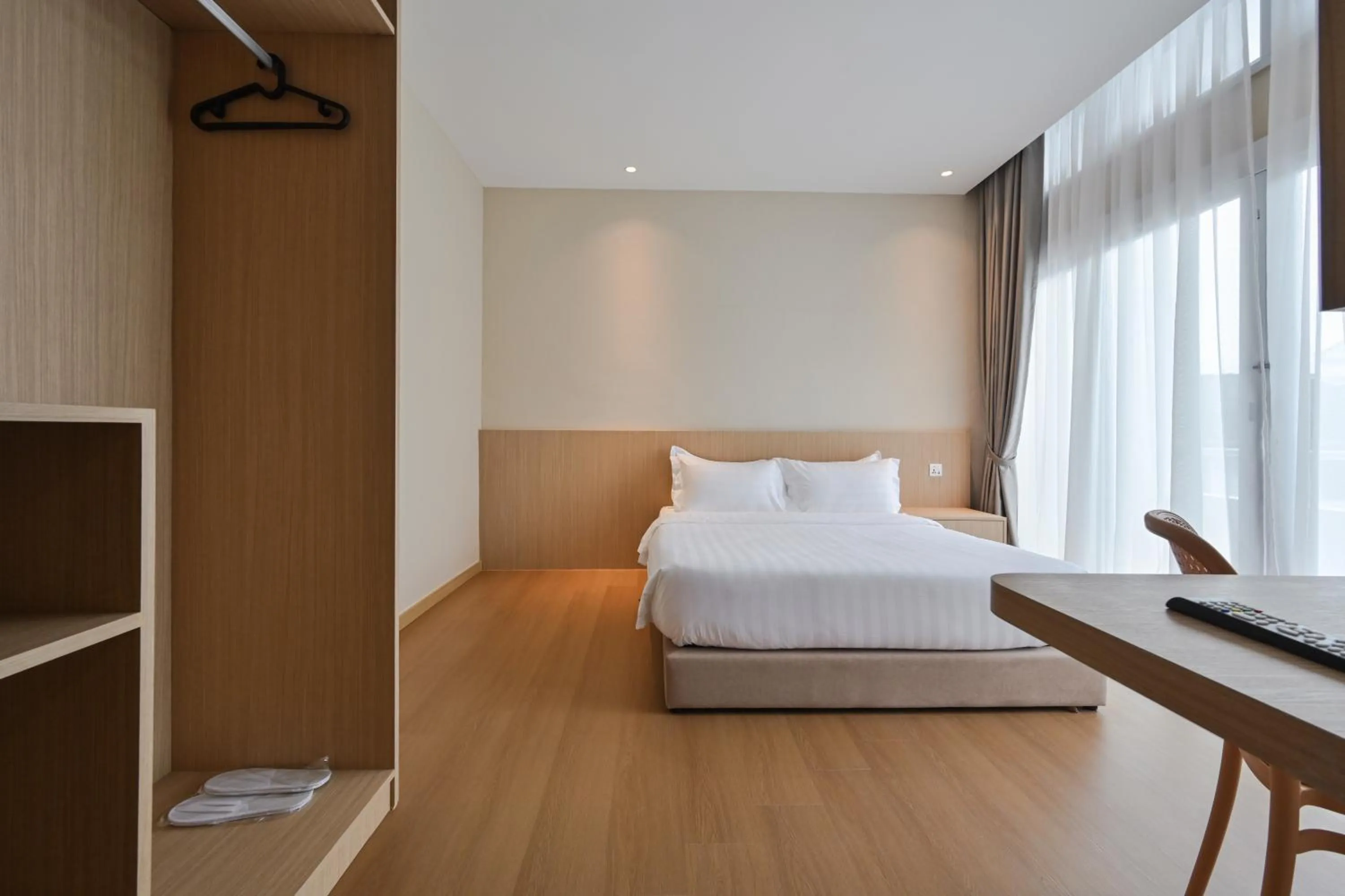 Bed in Simple Sanctuary Tanjung Tokong