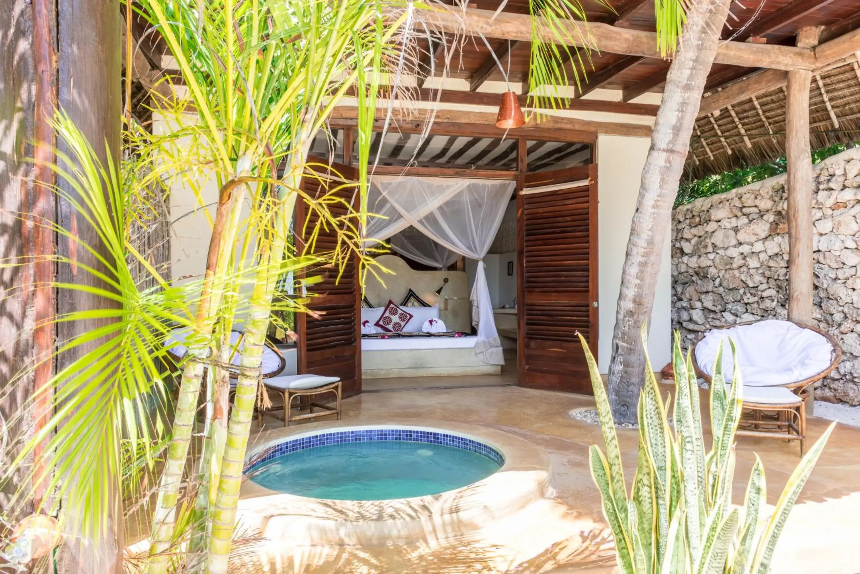 Honeymoon Ocean Suite with Plunge Pool in Sunshine Azure Zanzibar Beach Hotel Honeymoon Ocean Suite with Plunge Pool in Sunshine Azure Zanzibar Beach Hotel