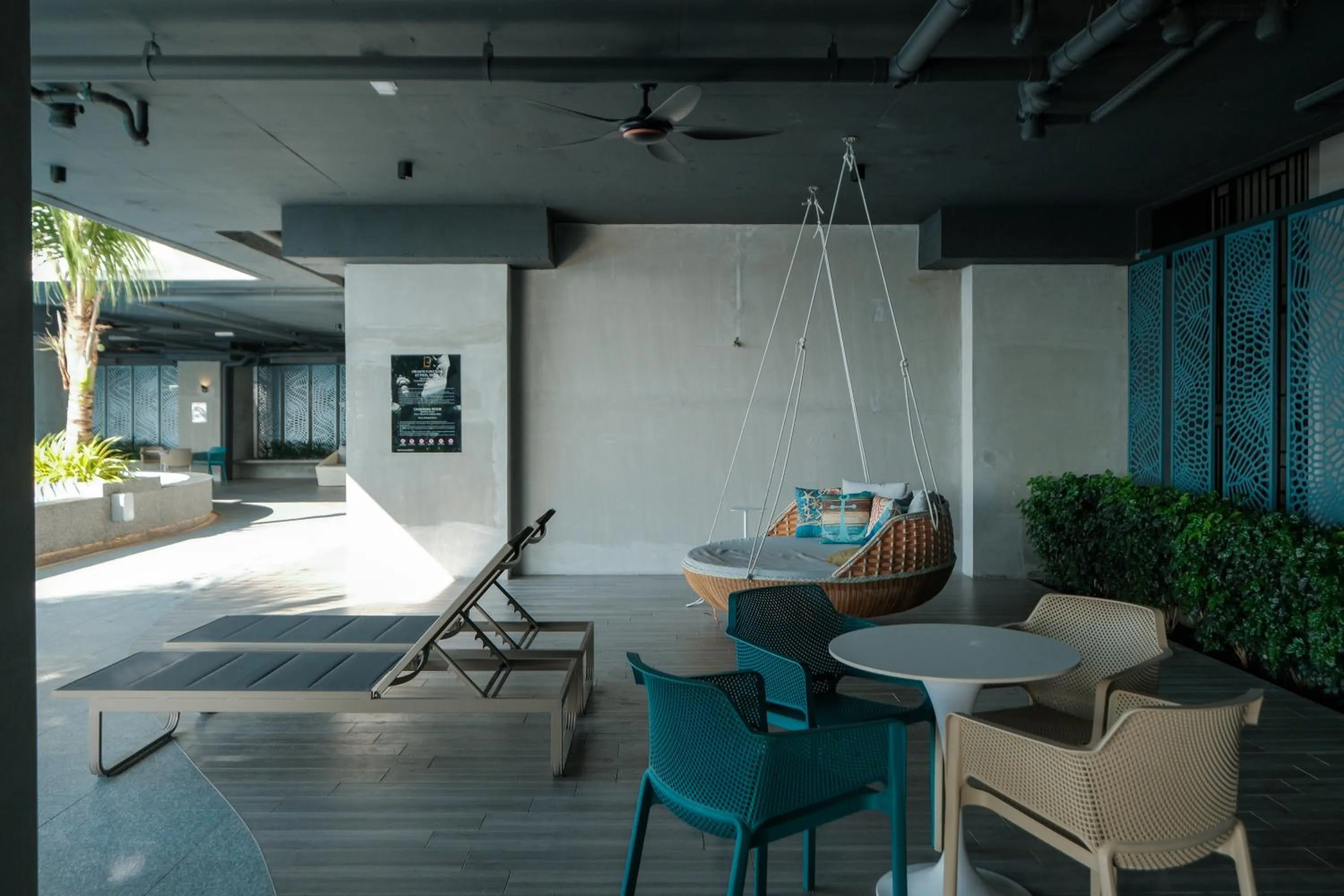 Swimming pool in G Residence Sky Suite