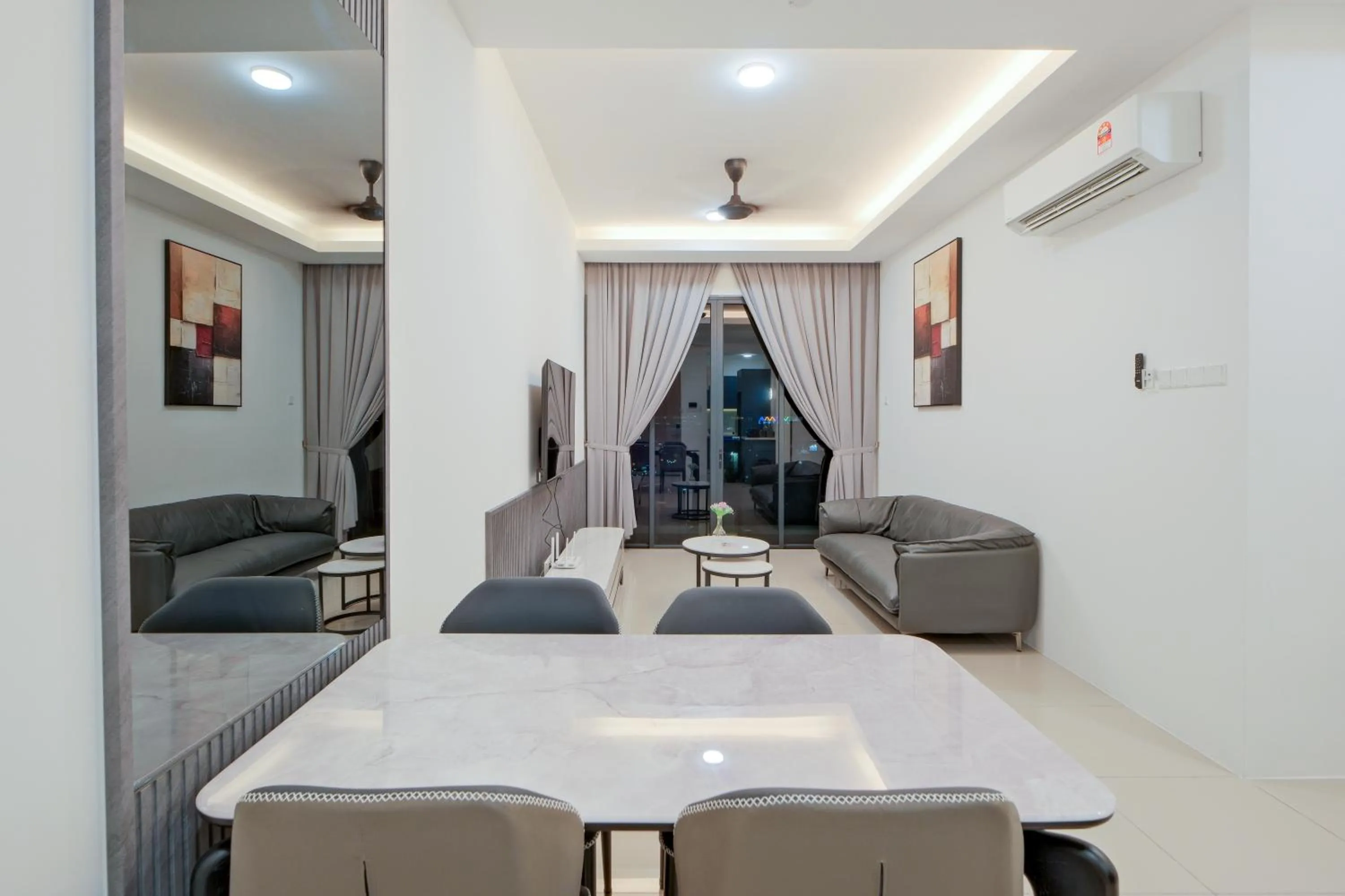 Living room in G Residence Sky Suite