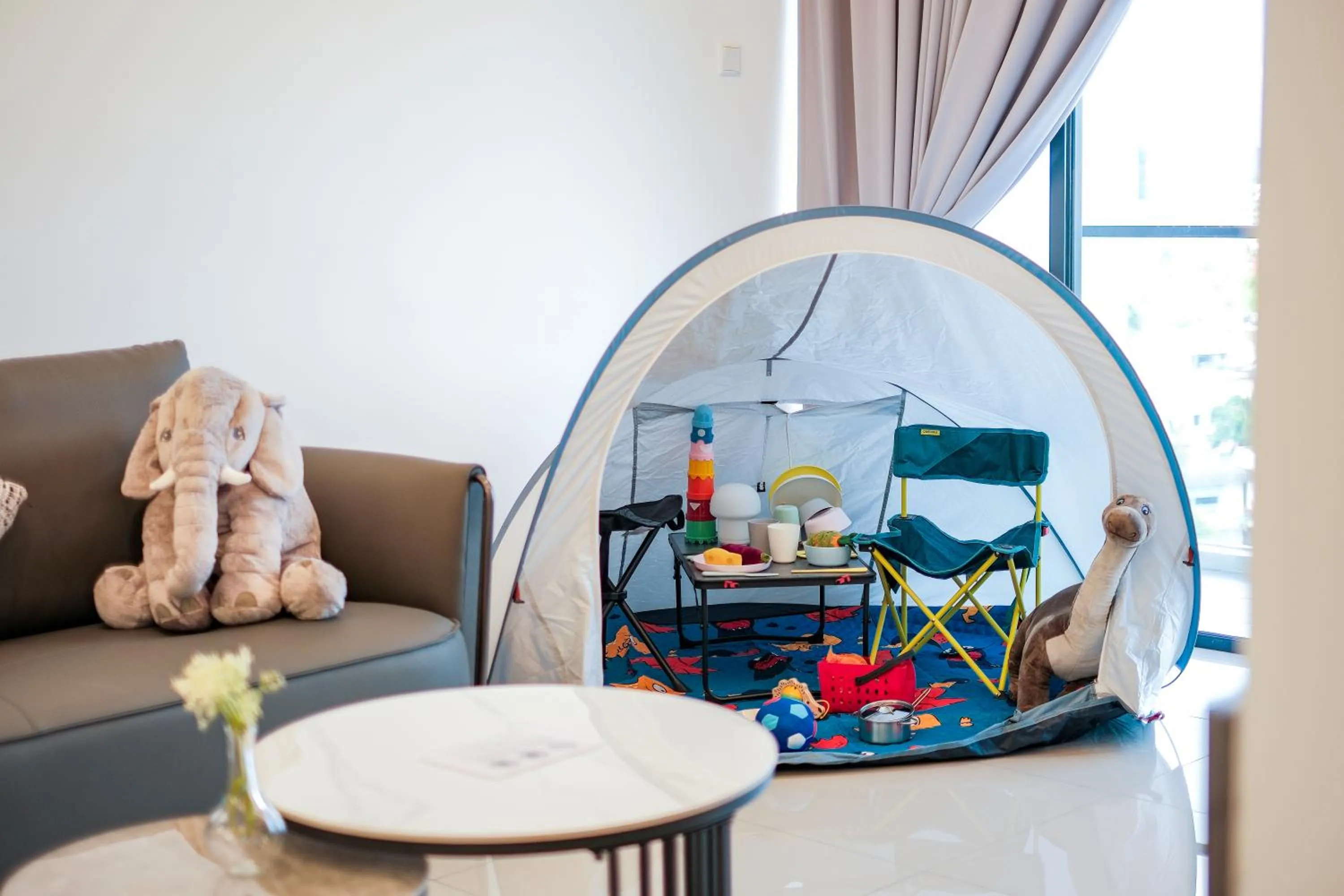 Living room in G Residence Sky Suite