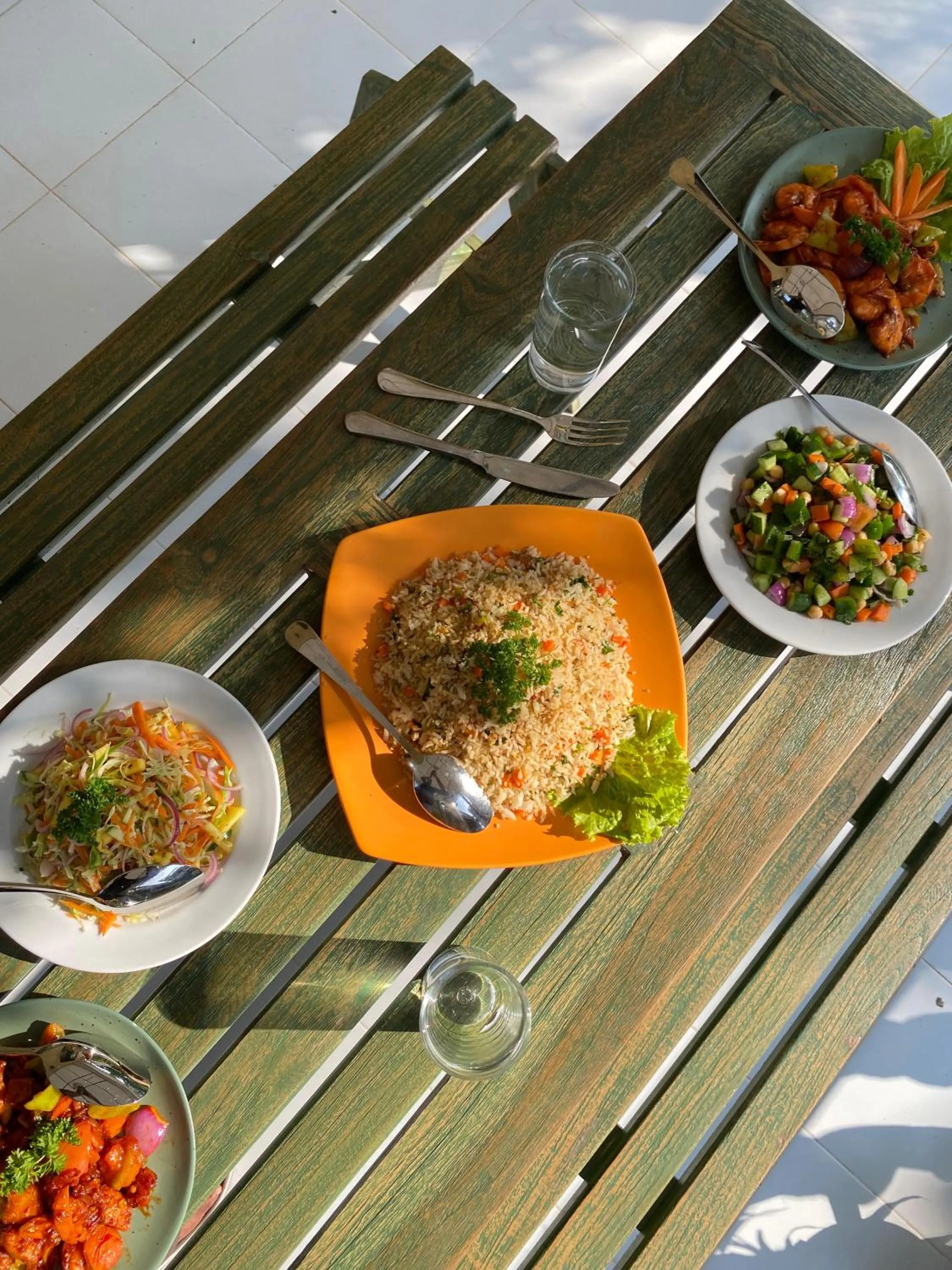 Food and drinks in The Vitamin Sea