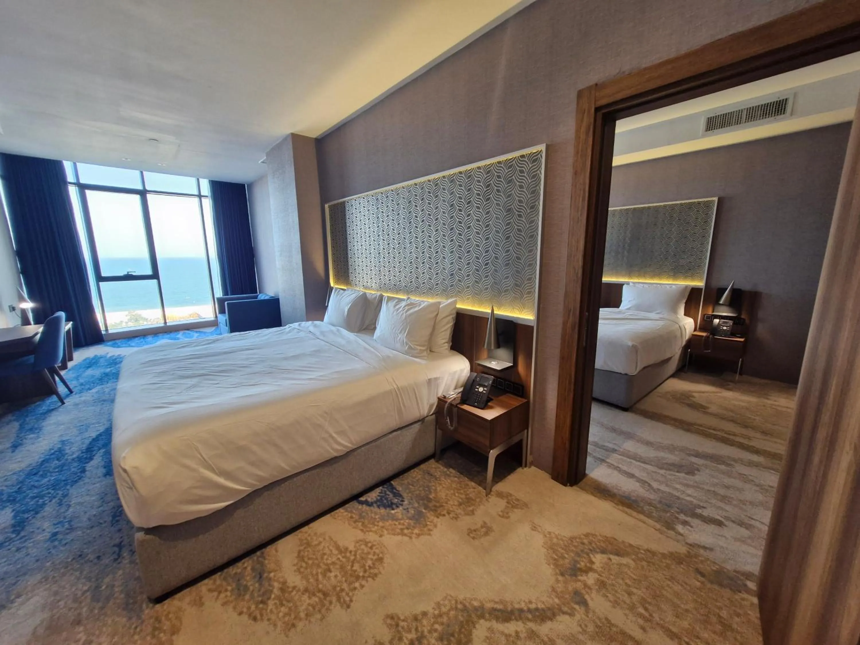 Bed in Ocean View Hotel Kuwait