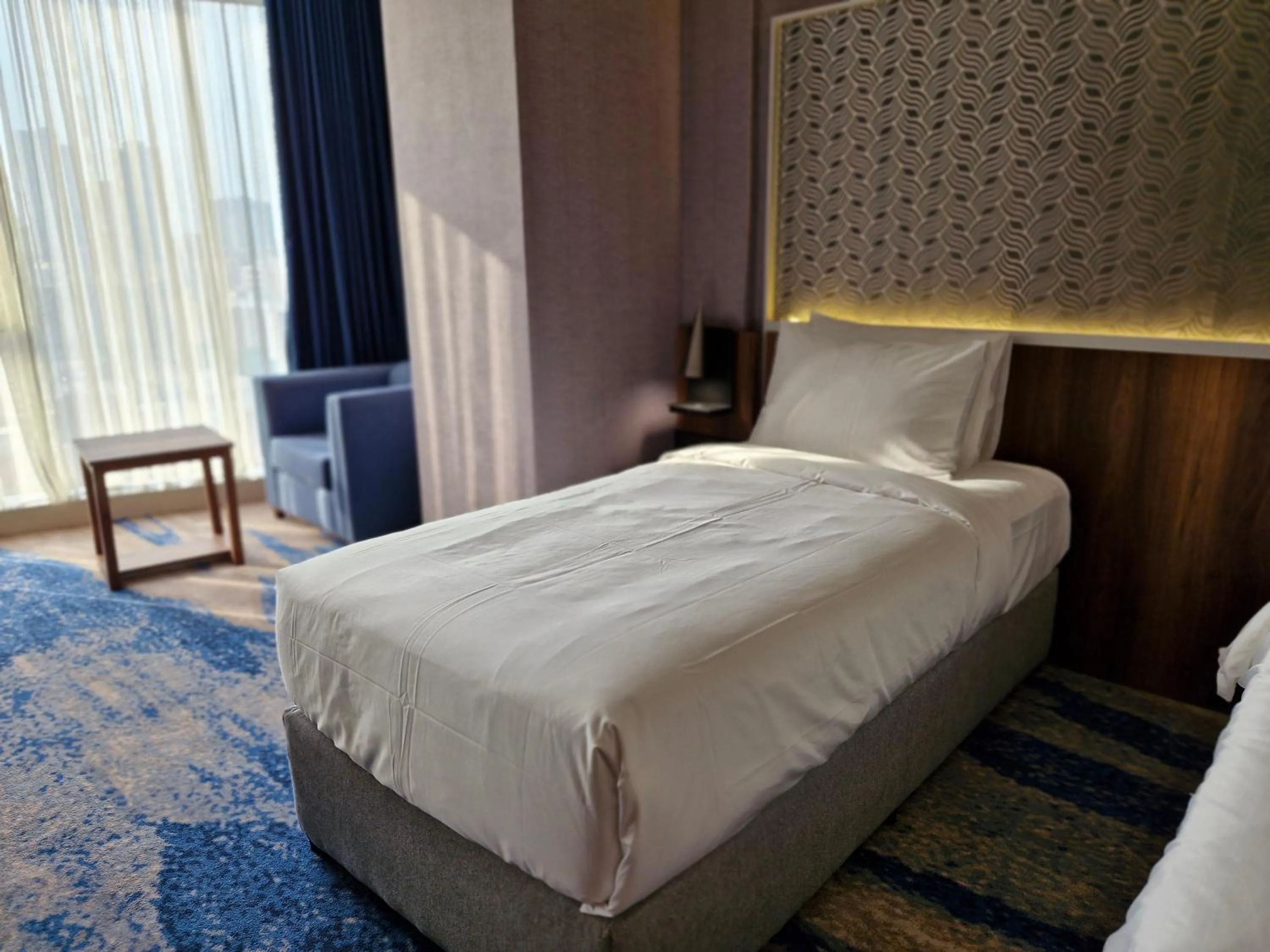 Bed in Ocean View Hotel Kuwait