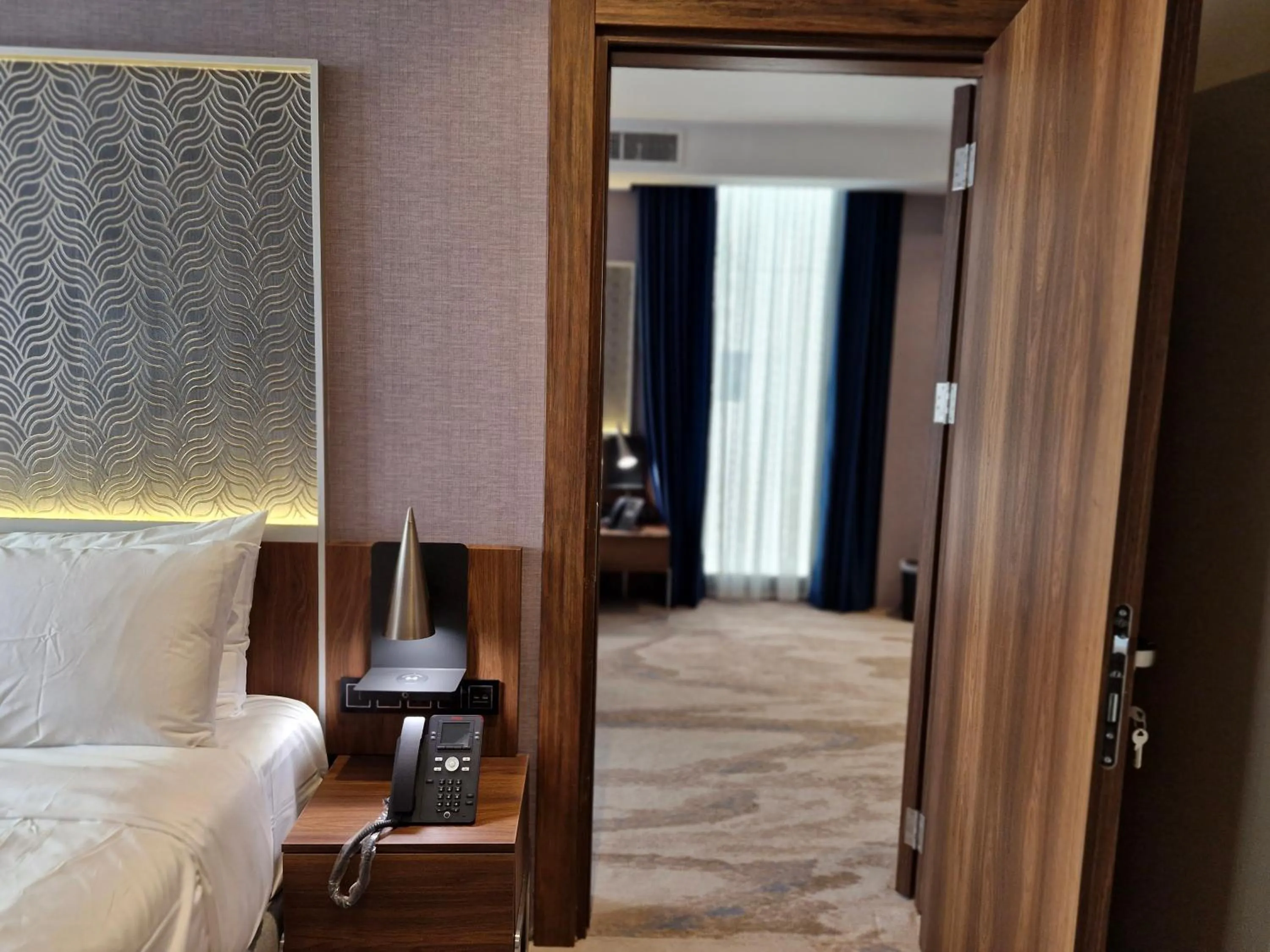 Bed in Ocean View Hotel Kuwait